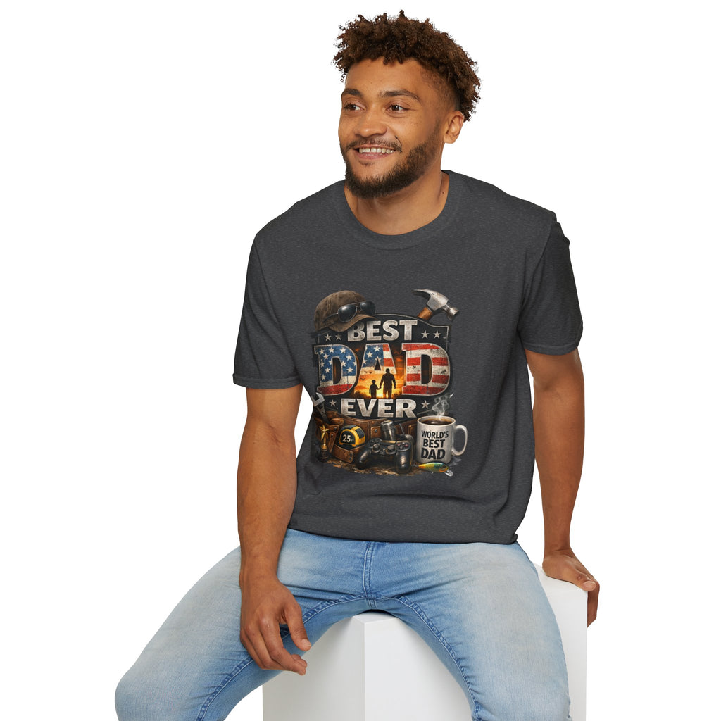 Best Dad Ever Carpenter T-Shirt – Father’s Day Tool Vintage Tee