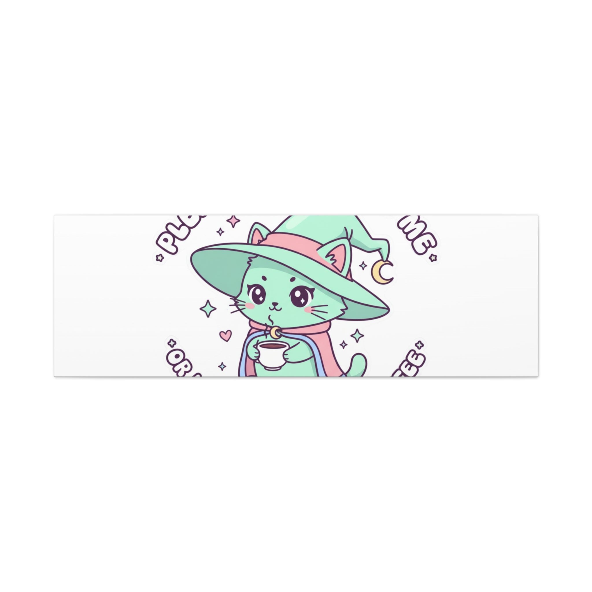 Please Be Nice To Me Canvas | Soft Threat kawaii menacing art