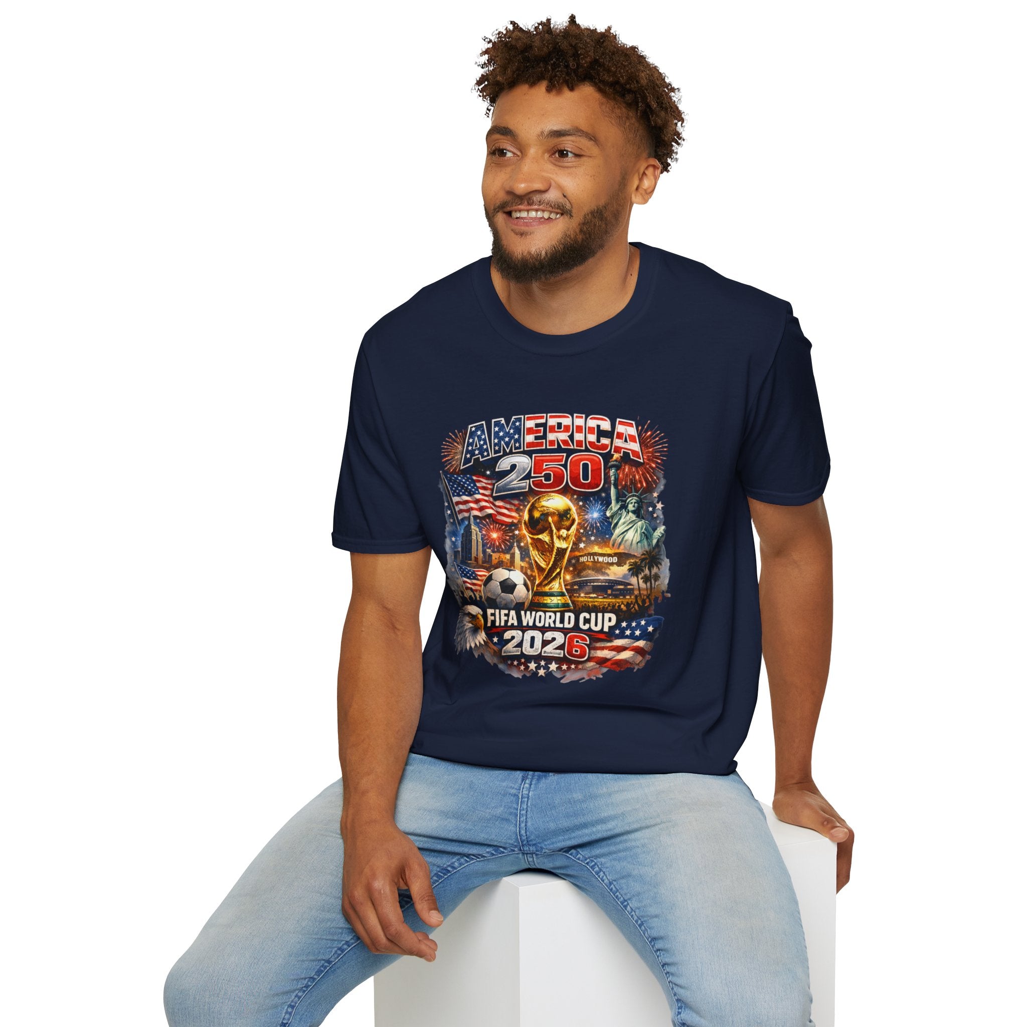 T-Shirt FIFA — America 250 World Cup 2026 Patriotic Soccer Celebration