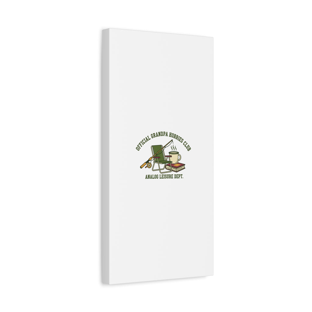 Analog Leisure Dept. Fishing Graphic Canvas | Grandpa Core, Retro Wildlife