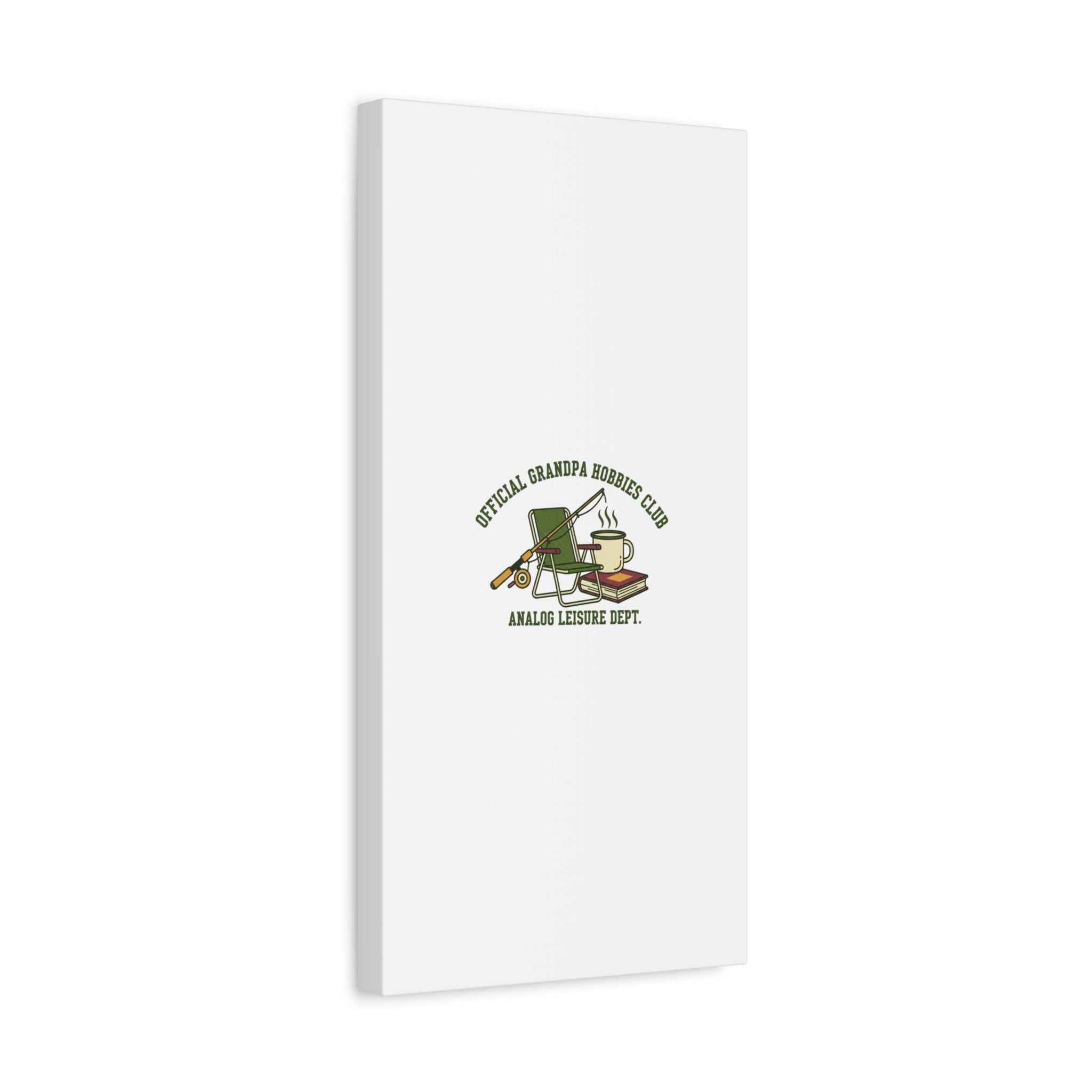 Analog Leisure Dept. Fishing Graphic Canvas | Grandpa Core, Retro Wildlife