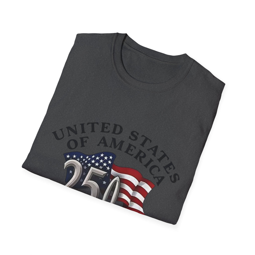 250th Anniversary T-Shirt — United States of America 1776–2026 Flag Tee