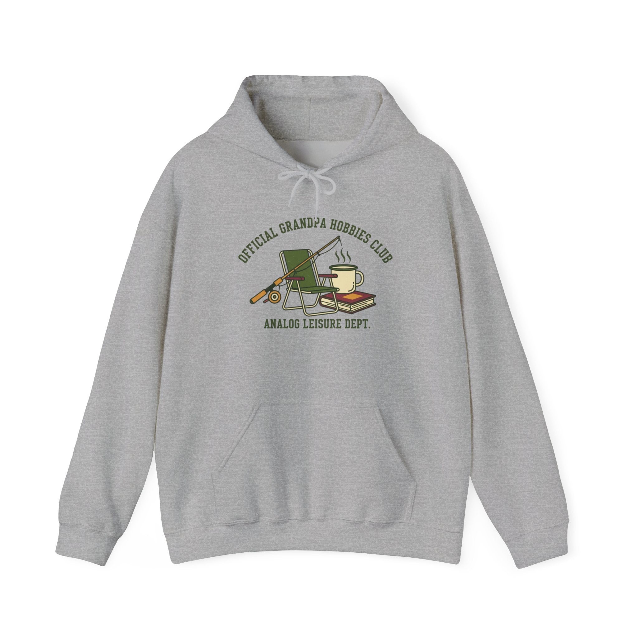 Retro Fishing Graphic Hoodie | grandpa core, vintage wildlife
