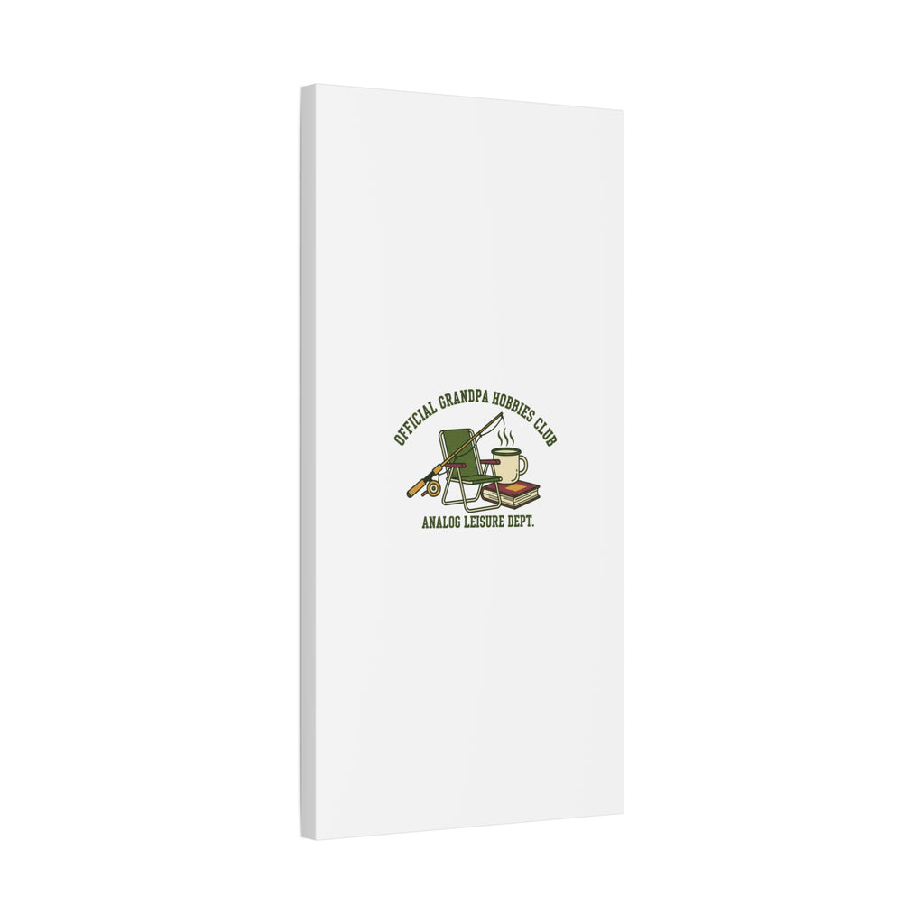 Analog Leisure Dept. Fishing Graphic Canvas | Grandpa Core, Retro Wildlife