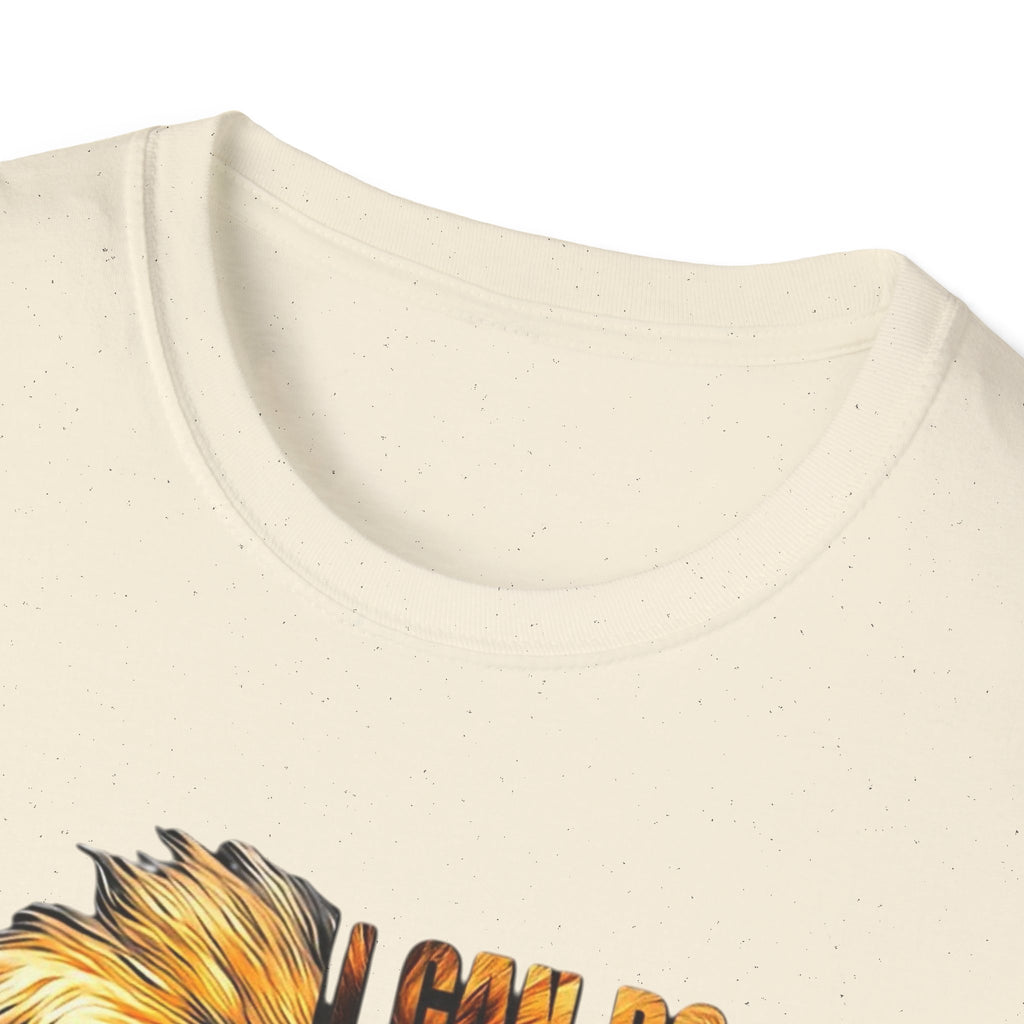 Christian Lion T-Shirt — "I Can Do All Things Through Christ Who Strengthens Me" Inspirational Tee