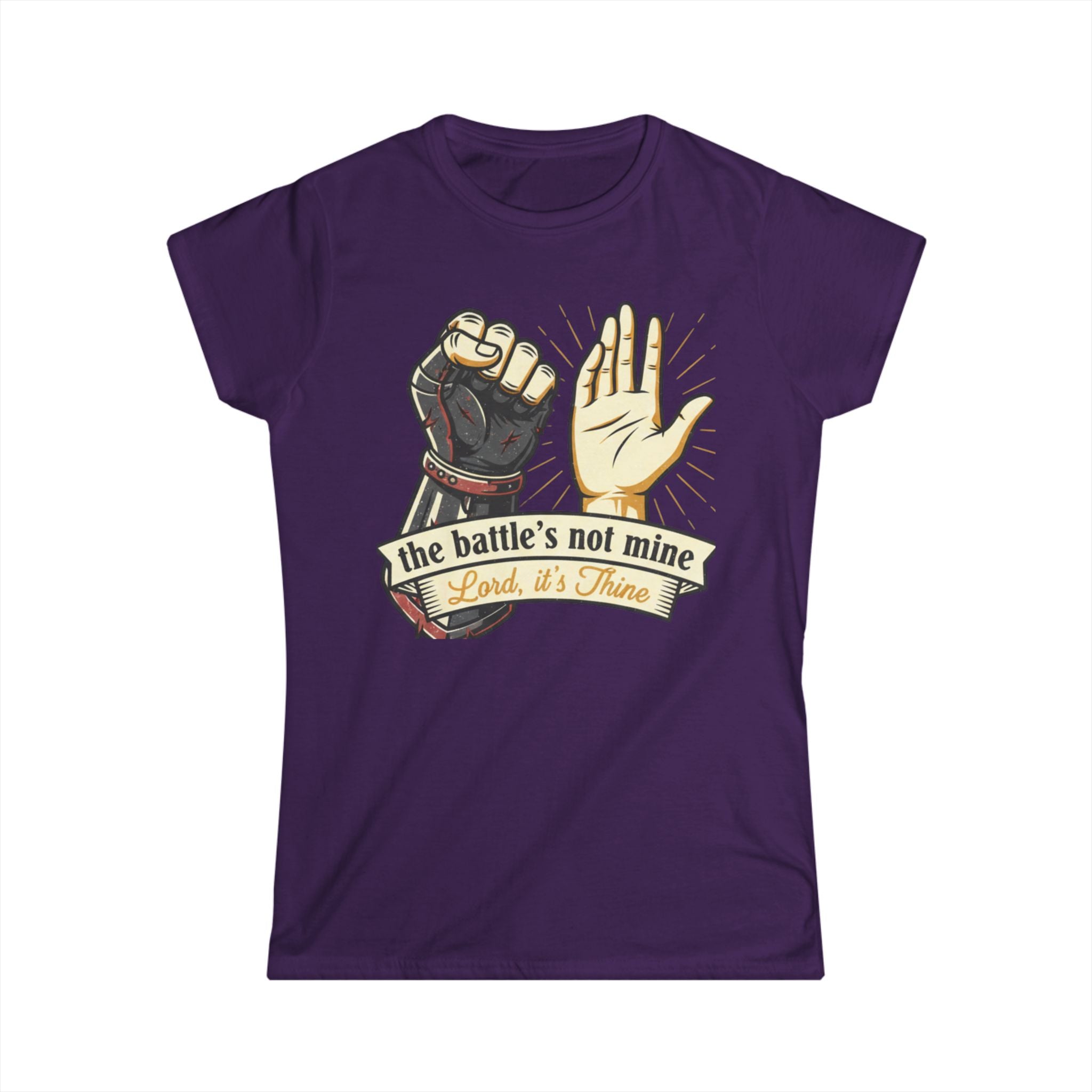 The Battle's Not Mine Women's Softstyle Tee