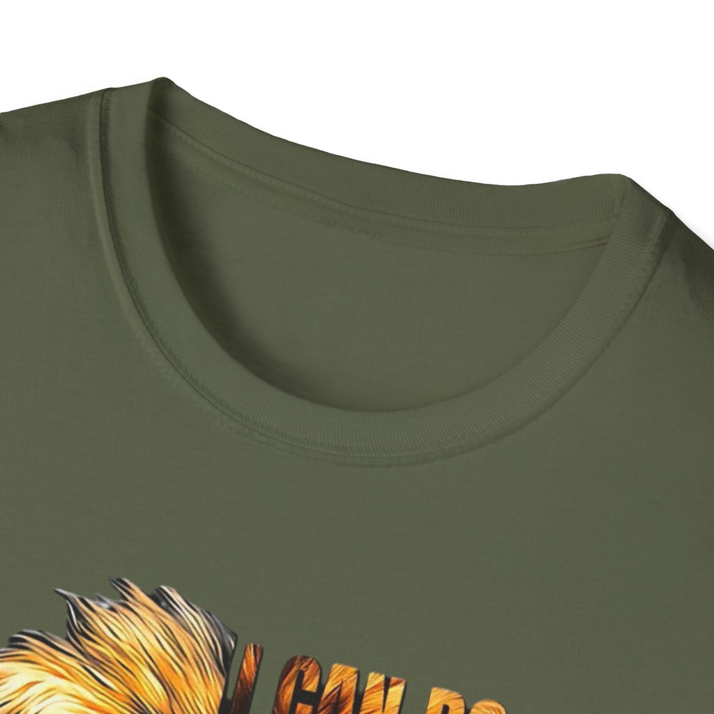 Christian Lion T-Shirt — "I Can Do All Things Through Christ Who Strengthens Me" Inspirational Tee