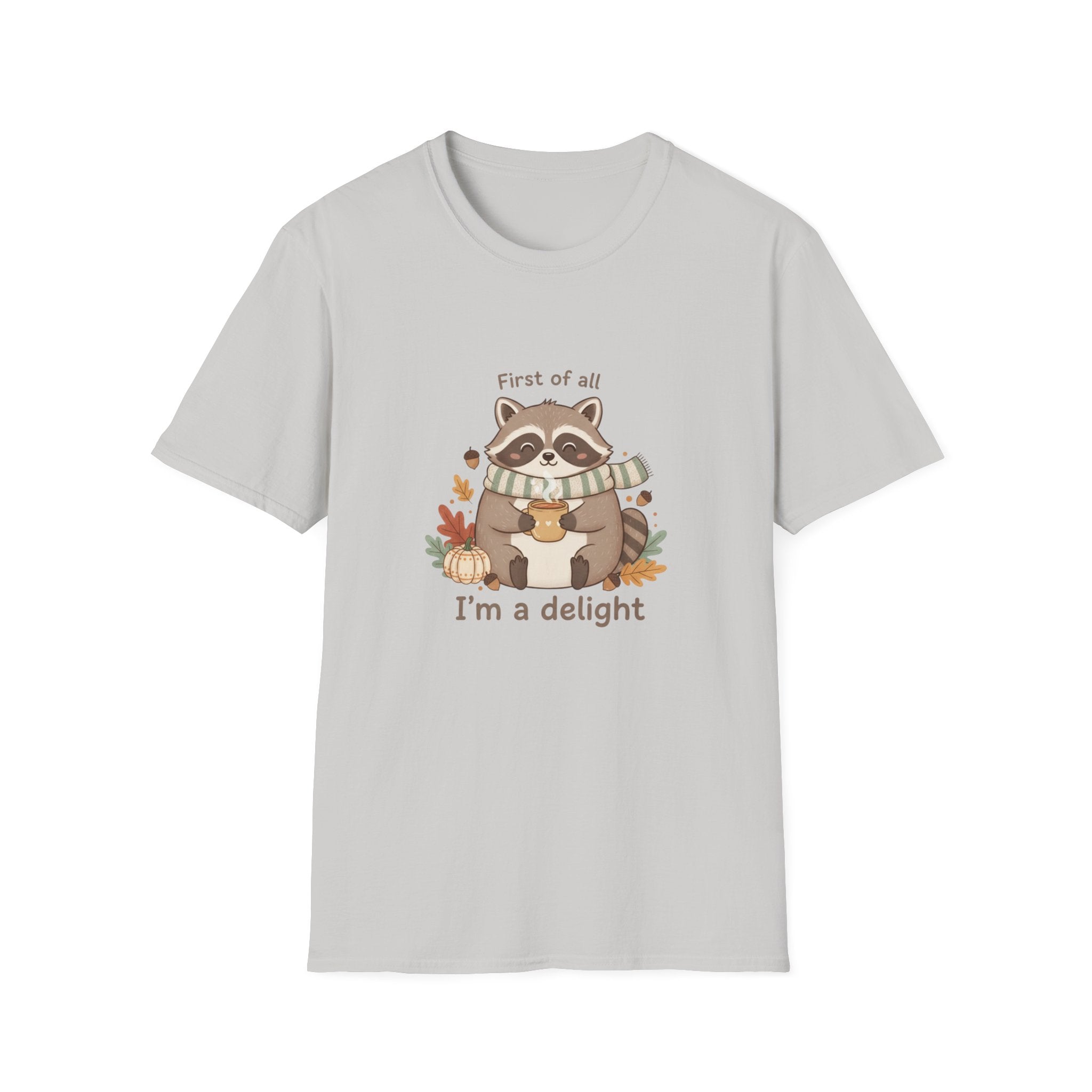 Cozy Raccoon Autumn Shirt | I'm a delight tee