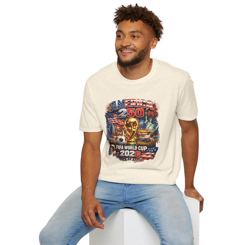 T-Shirt FIFA — America 250 World Cup 2026 Patriotic Soccer Celebration