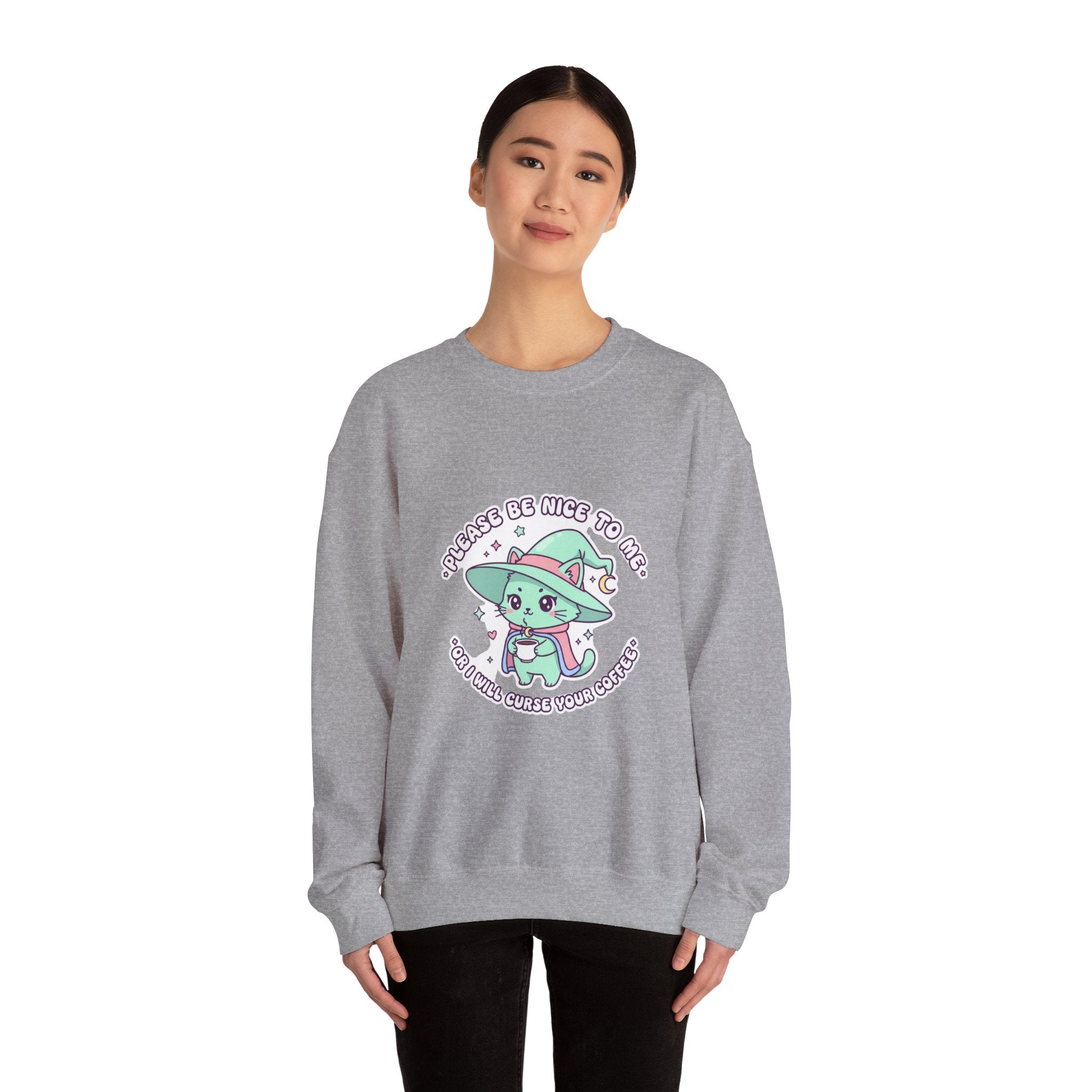 Please Be Nice To Me Sweatshirt | Soft Threat kawaii menacing pastel