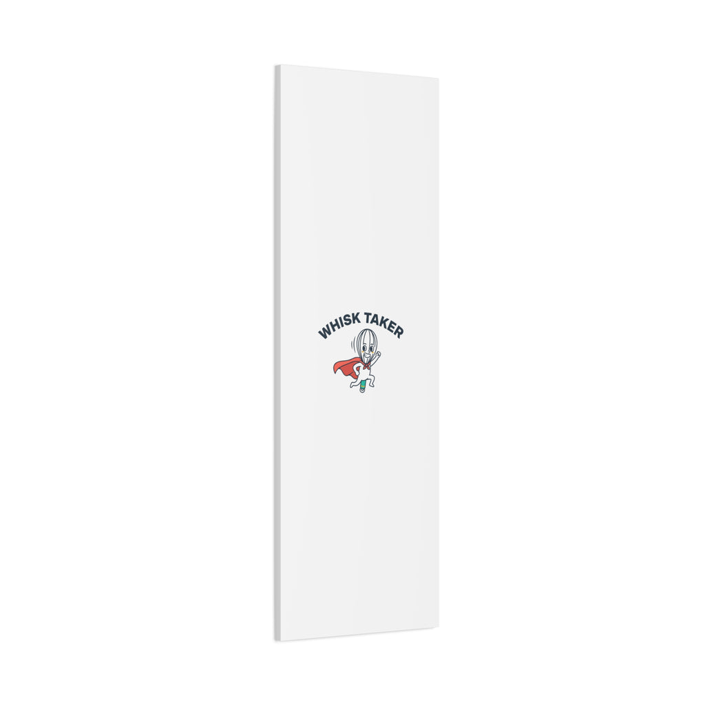 Whisk Taker Canvas, Stretched | Kitchen Pun Minimalism, cooking humor
