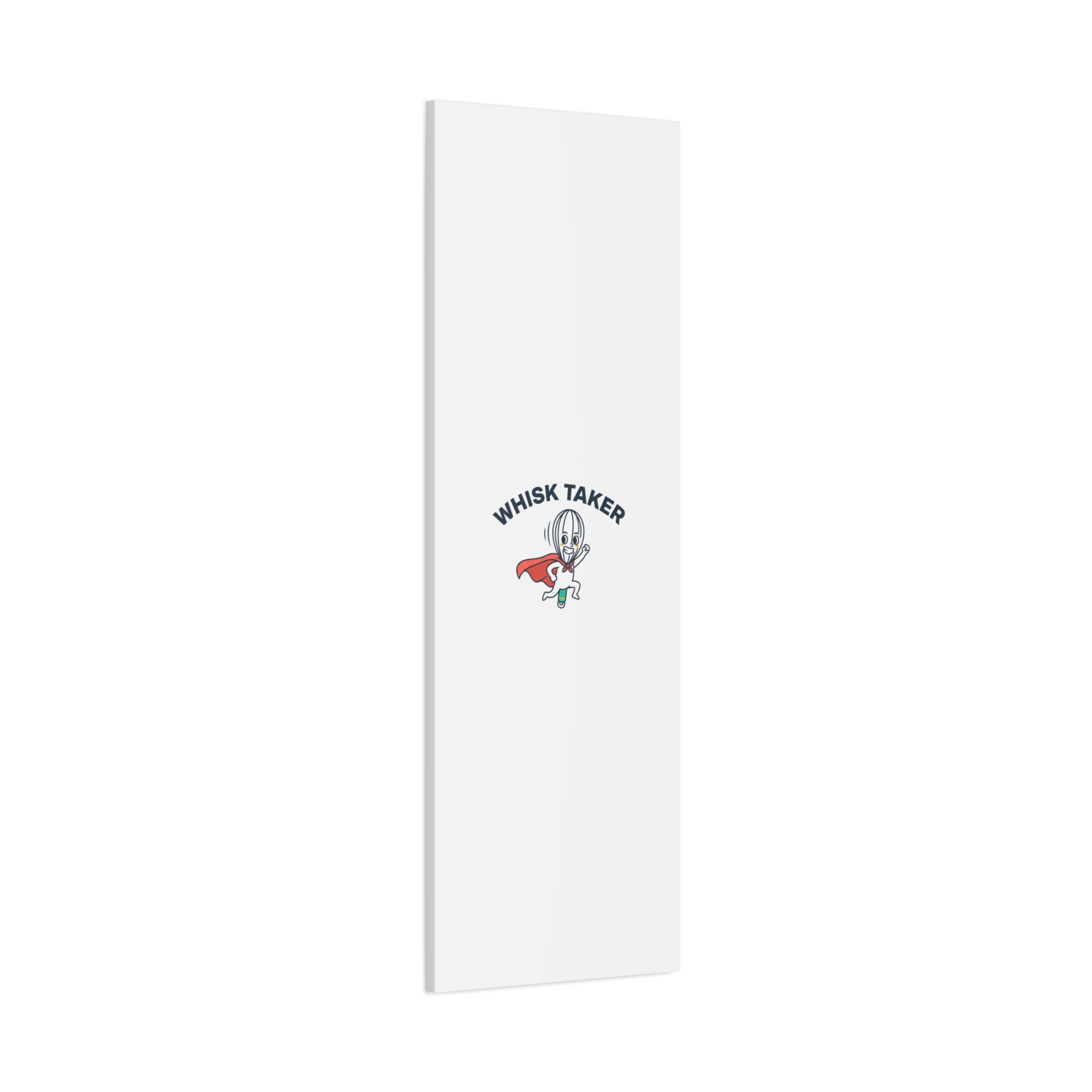 Whisk Taker Canvas, Stretched | Kitchen Pun Minimalism, cooking humor