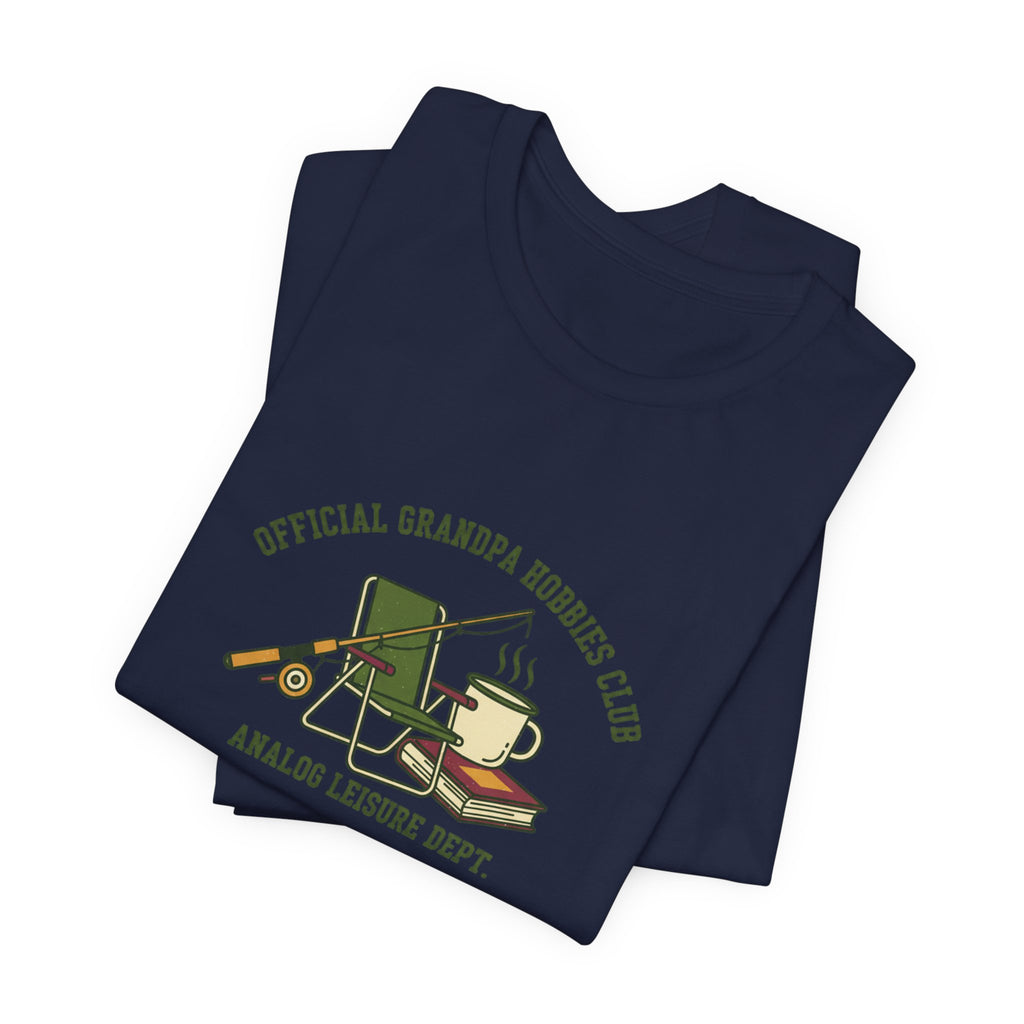 Official Grandpa Hobbies Club Tee | retro fishing shirt, vintage wildlife tee