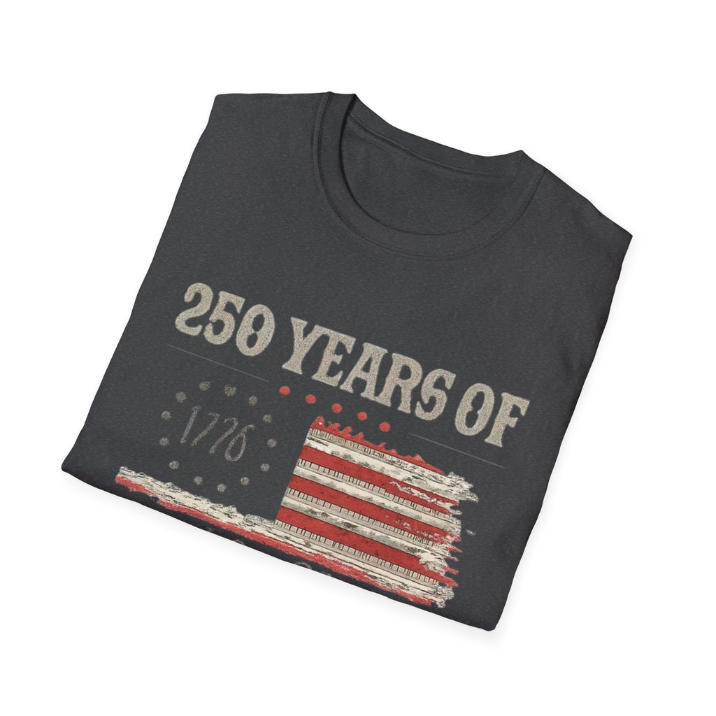 Freedom 250th Anniversary T-Shirt – "250 Years of Freedom" 1776 We the People Patriotic Tee