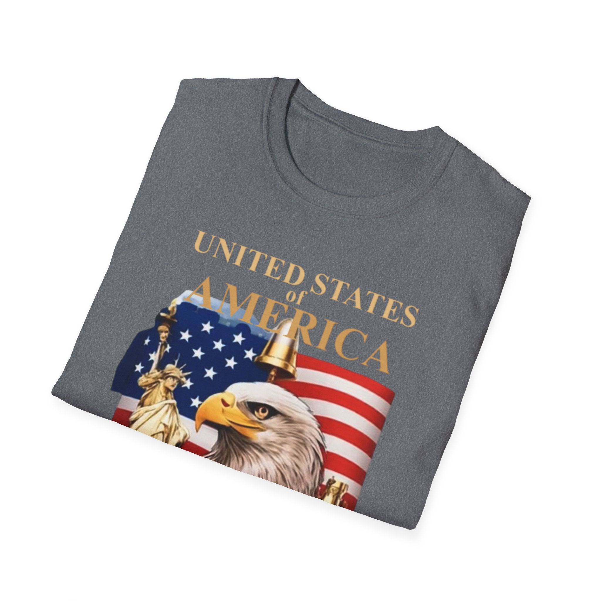 America 250th Anniversary T-Shirt – Bald Eagle, Flag & Liberty Icons (1776–2026)