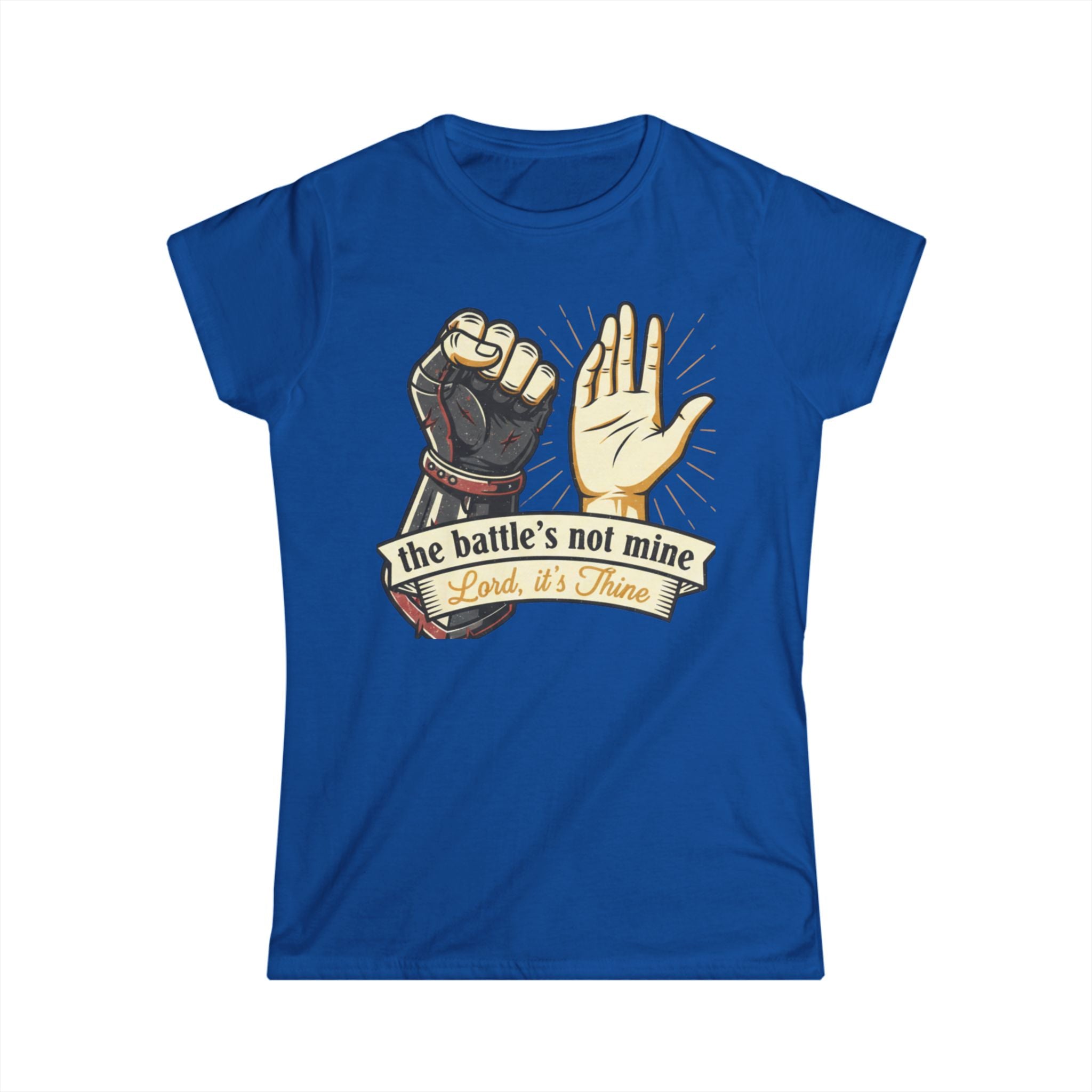 The Battle's Not Mine Women's Softstyle Tee