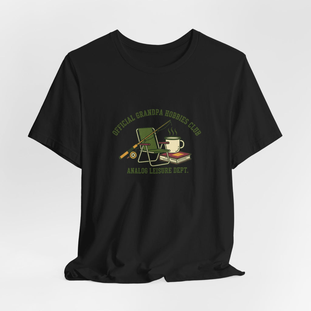 Official Grandpa Hobbies Club Tee | retro fishing shirt, vintage wildlife tee