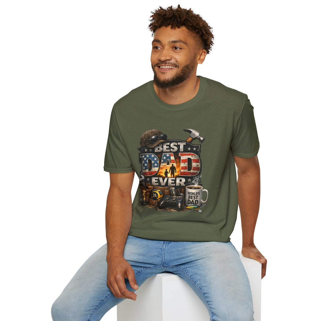 Best Dad Ever Carpenter T-Shirt – Father’s Day Tool Vintage Tee