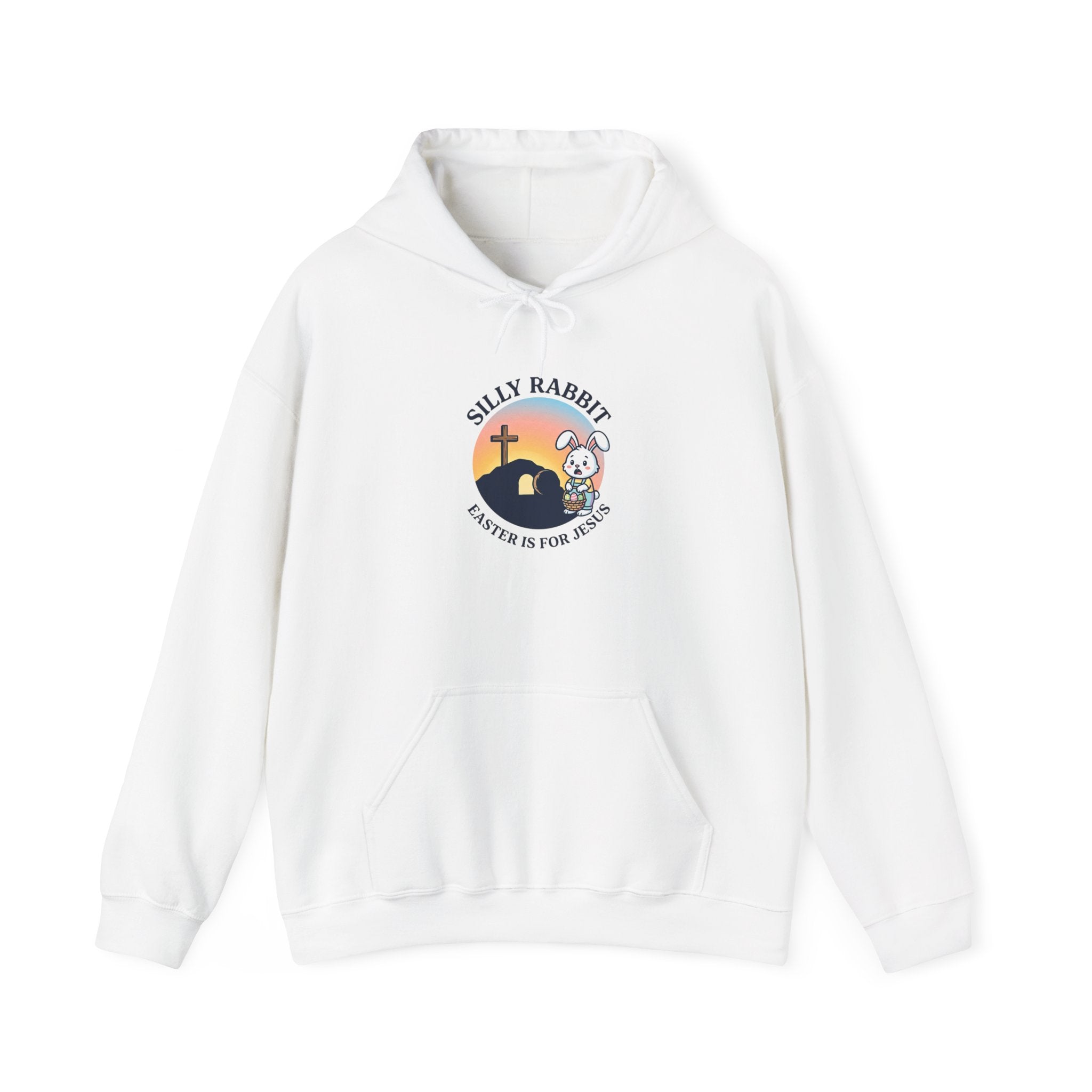 He Is Risen Bunny Hoodie | Christian Easter shirt, faith-based humor