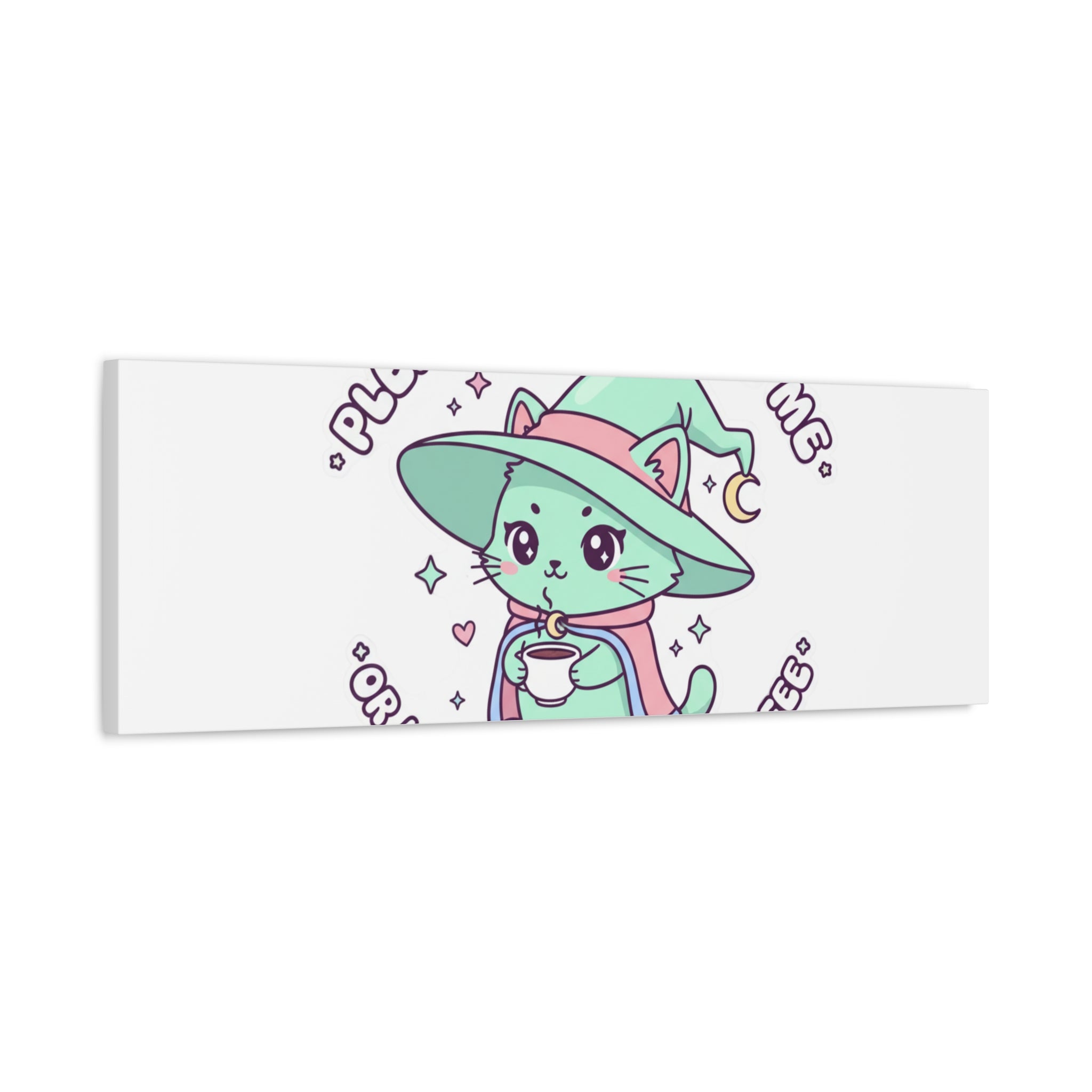 Please Be Nice To Me Canvas | Soft Threat kawaii menacing art