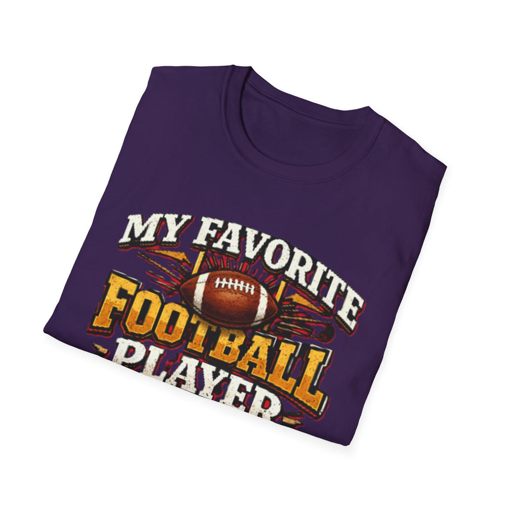 Mema Football Player T‑Shirt — "My Favorite Football Player Calls Me Mema" Fan Tee