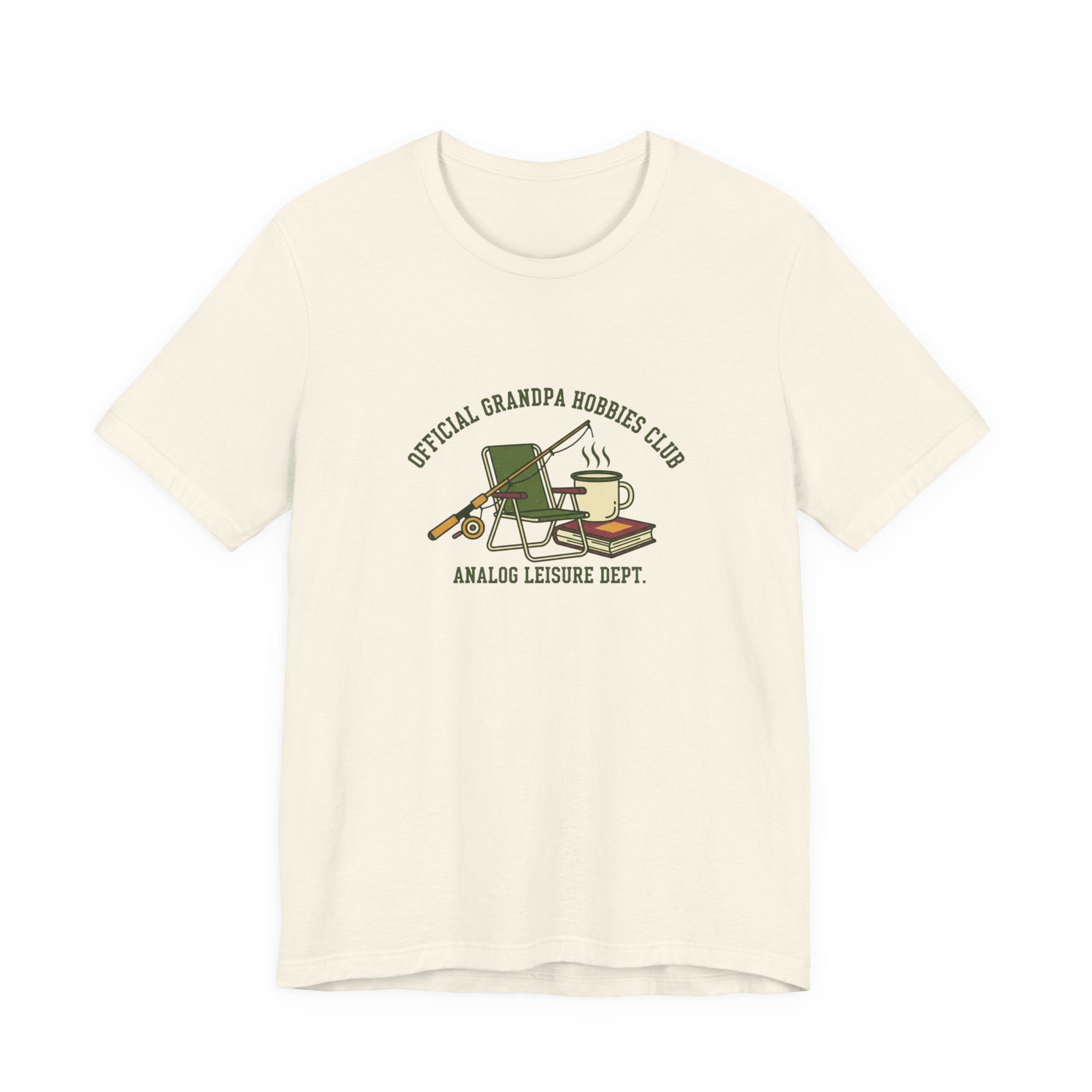 Official Grandpa Hobbies Club Tee | retro fishing shirt, vintage wildlife tee