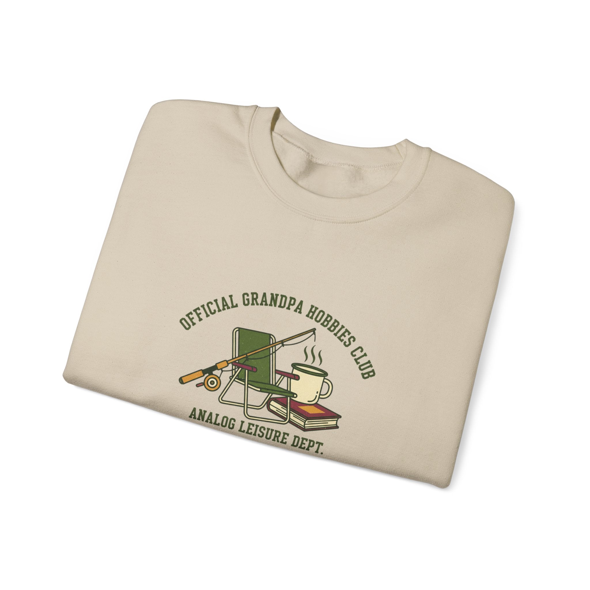 Official Grandpa Hobbies Club Sweatshirt | retro fishing, country core