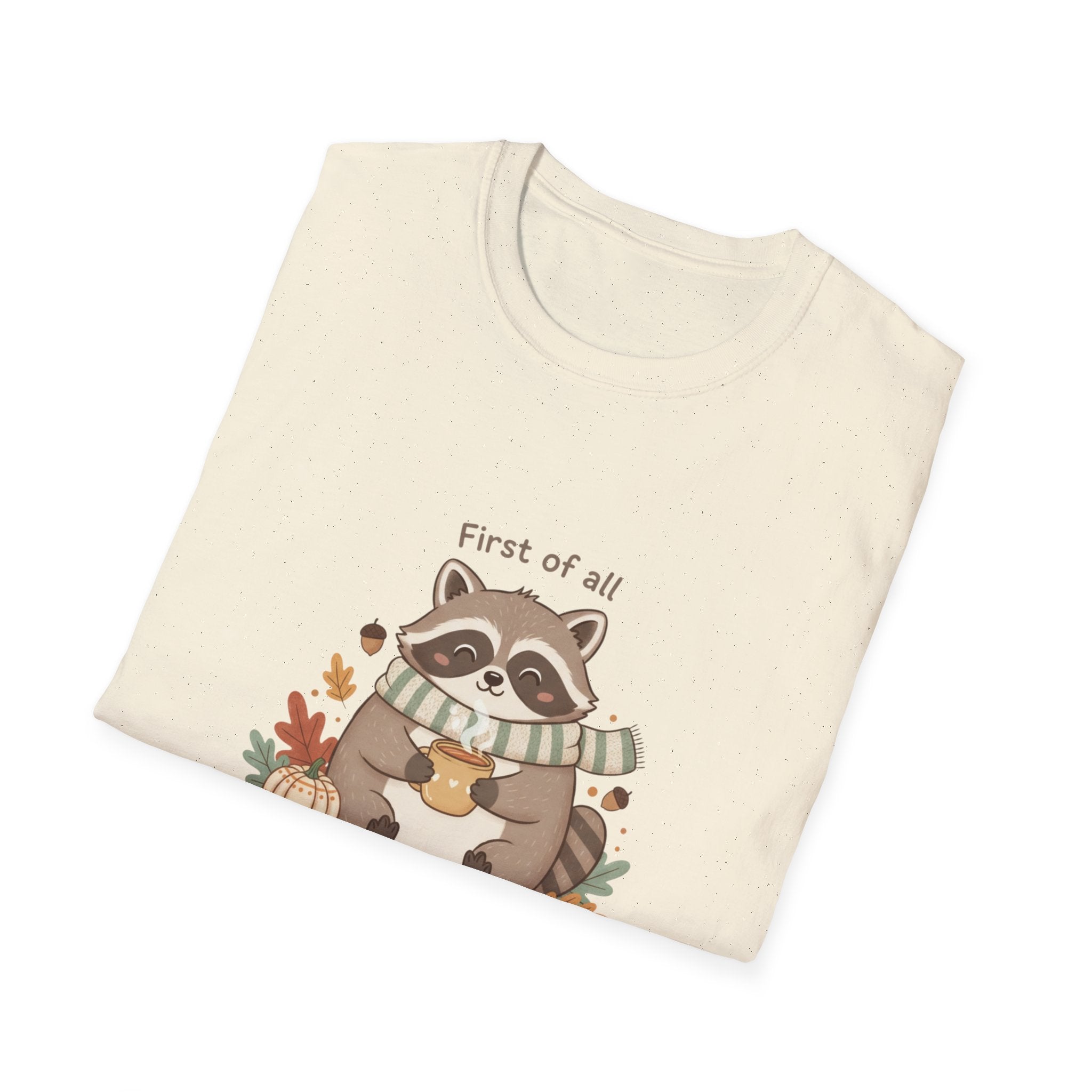 Cozy Raccoon Autumn Shirt | I'm a delight tee