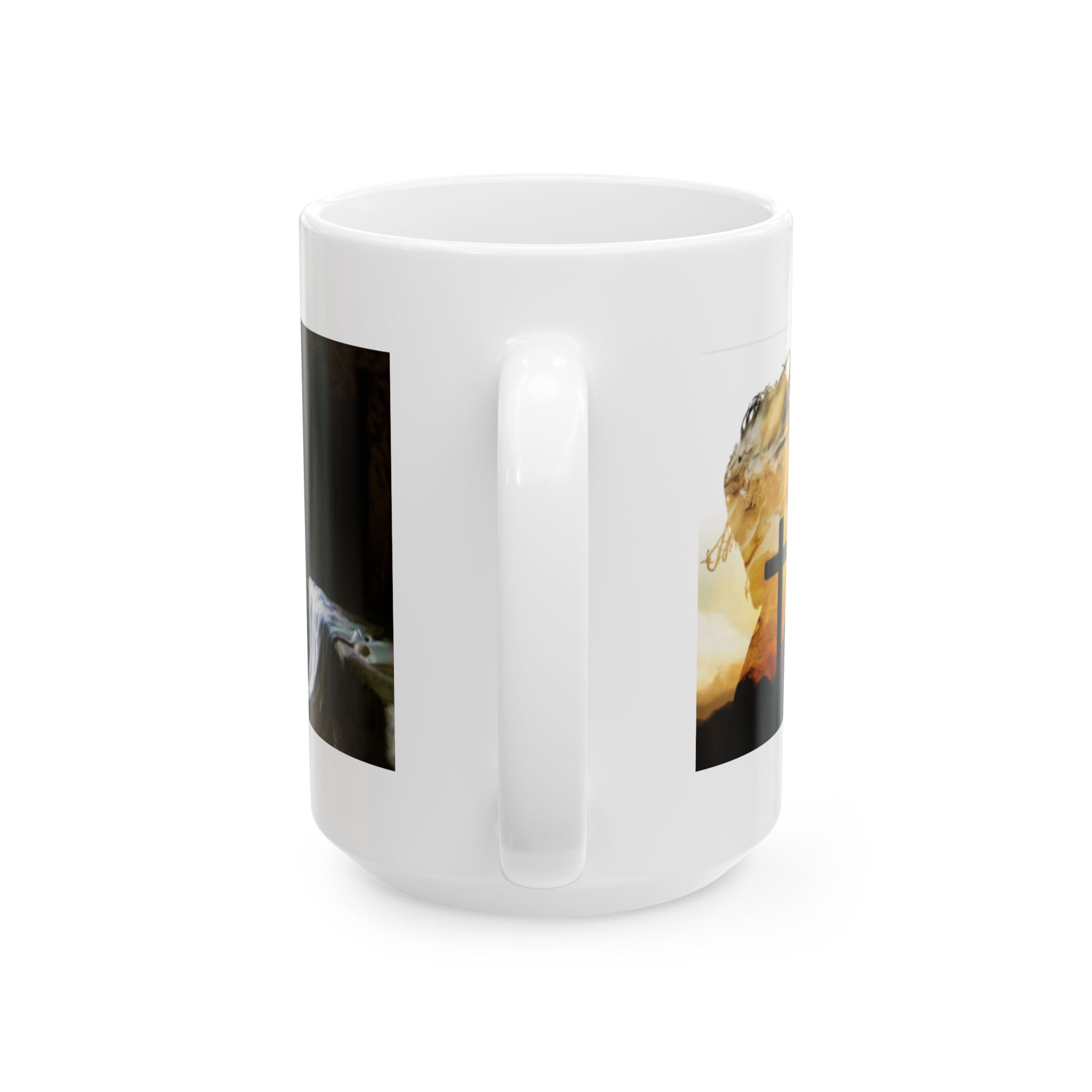 He Did All This For Me Mug — Christian Easter Resurrection Ceramic Coffee Cup (11oz, 15oz)