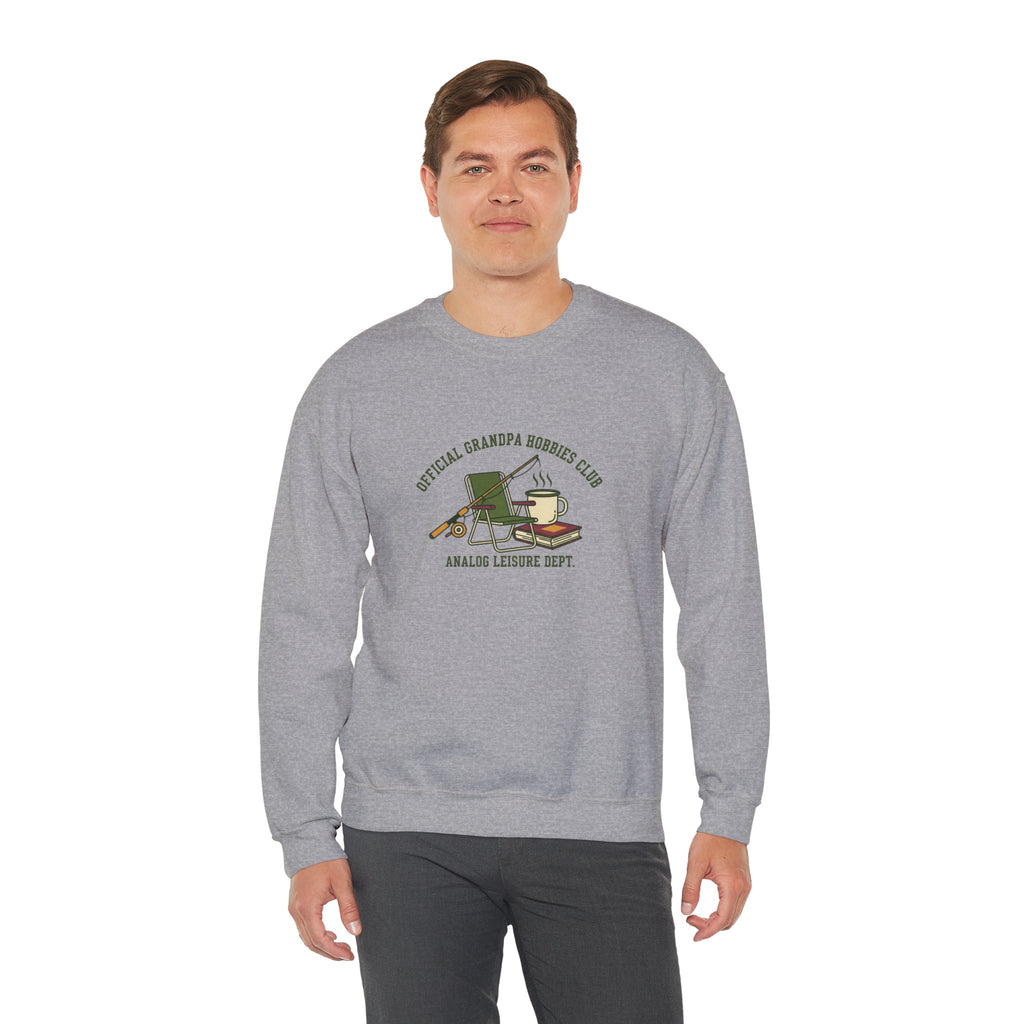 Official Grandpa Hobbies Club Sweatshirt | retro fishing, country core
