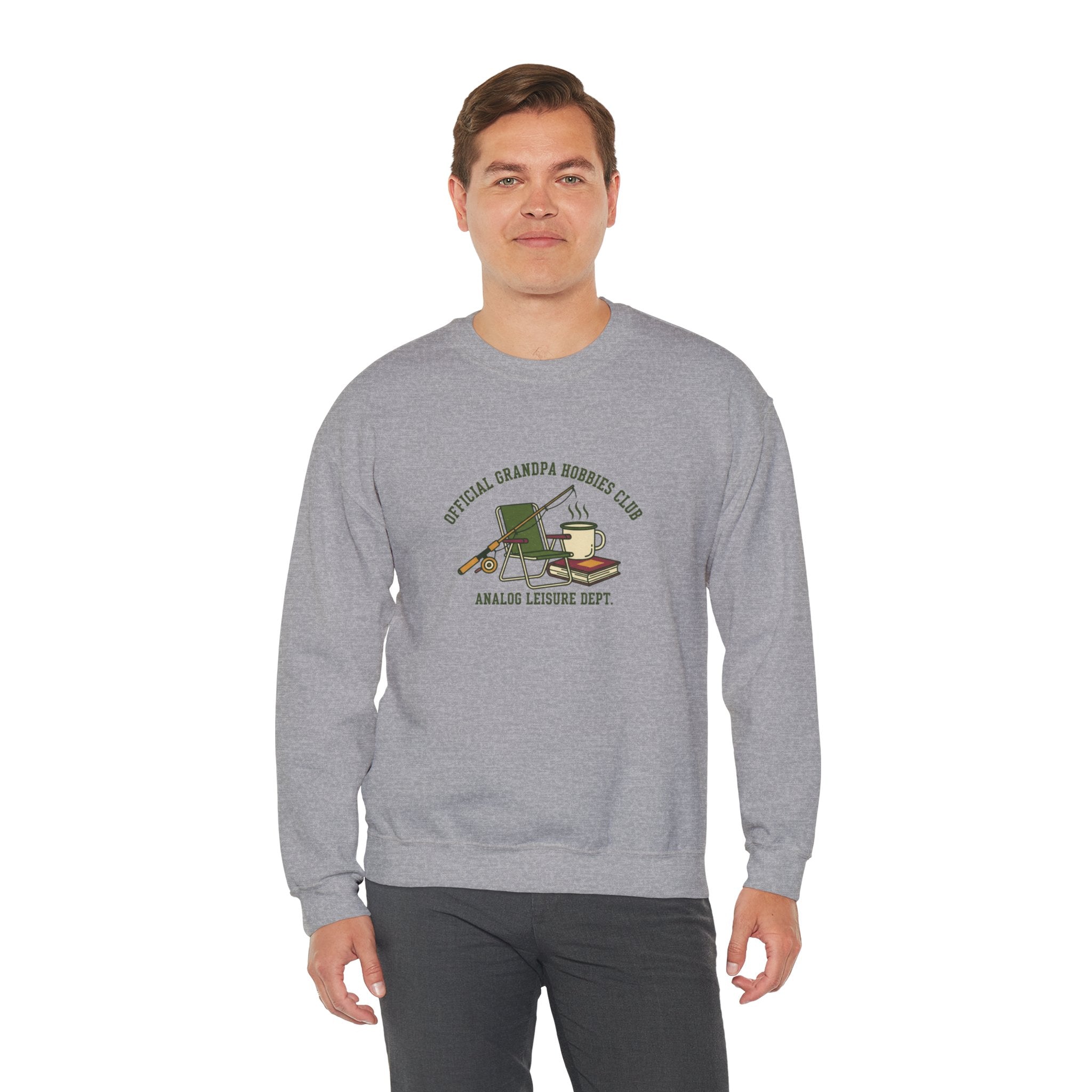 Official Grandpa Hobbies Club Sweatshirt | retro fishing, country core