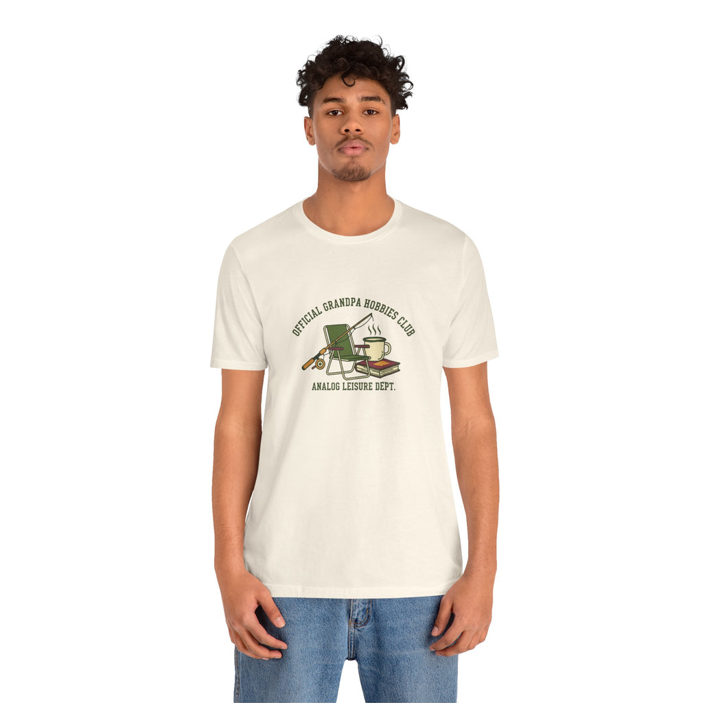 Official Grandpa Hobbies Club Tee | retro fishing shirt, vintage wildlife tee