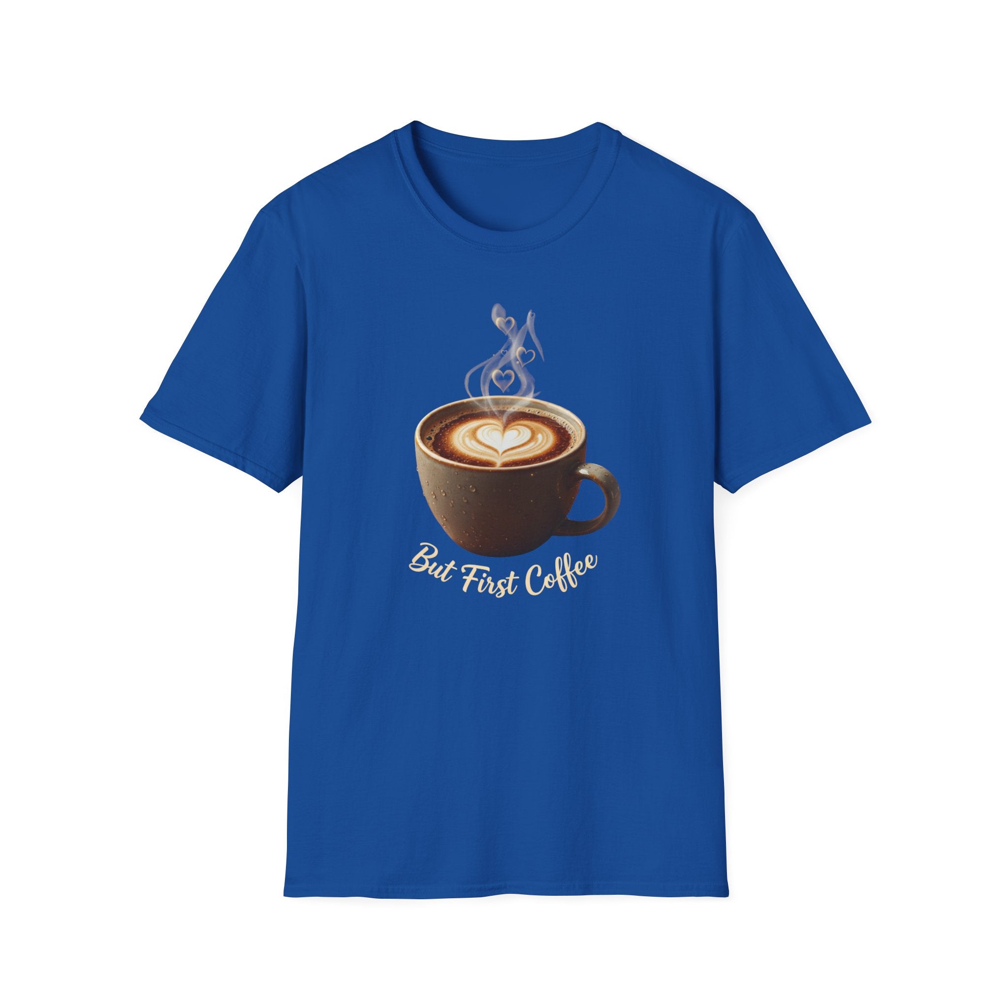 Coffee Lover T-Shirt — Latte Art Cup Graphic Tee