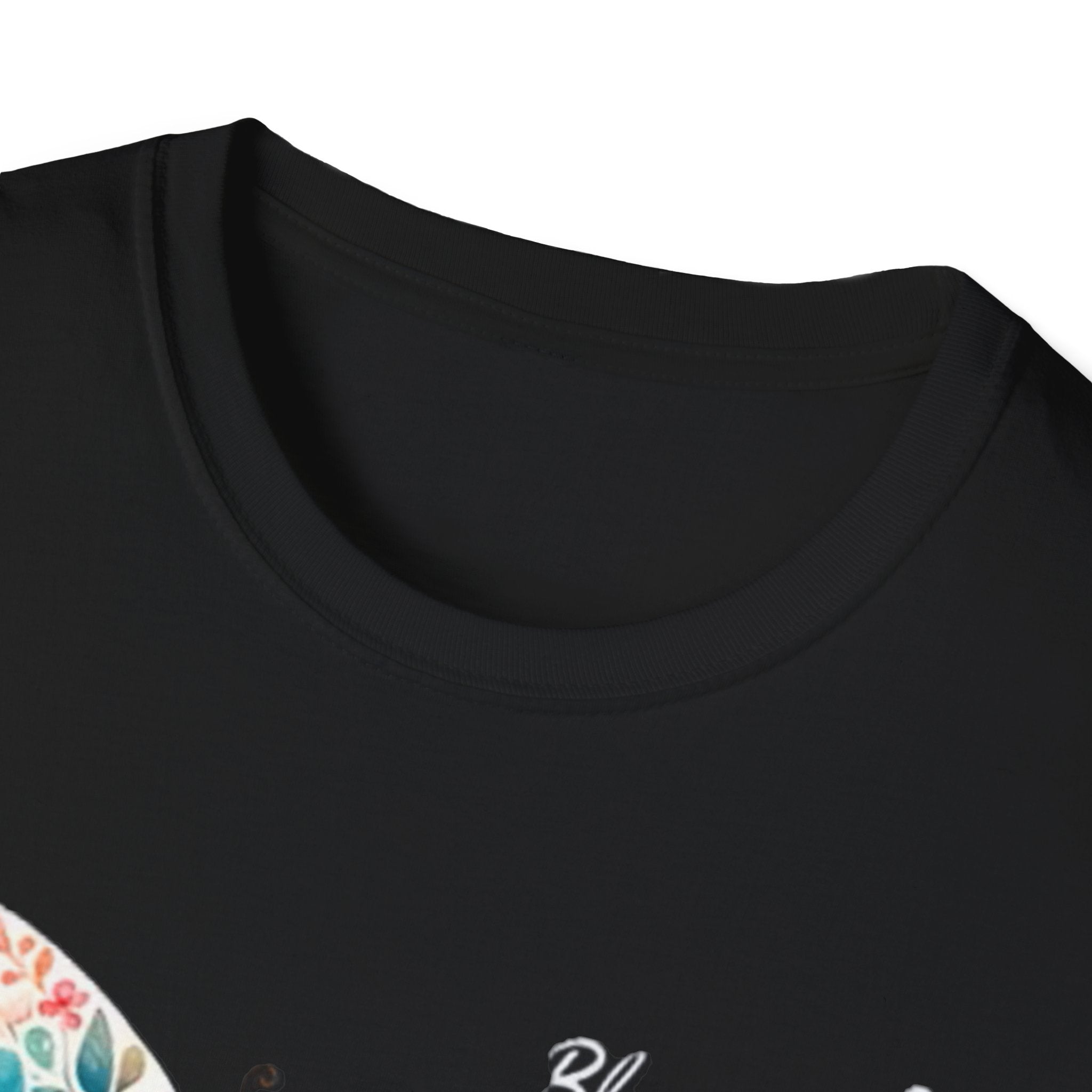 Faith Butterfly T-Shirt — "Blessed by God, Loved by Jesus, Led by the Spirit" Christian Floral Tee