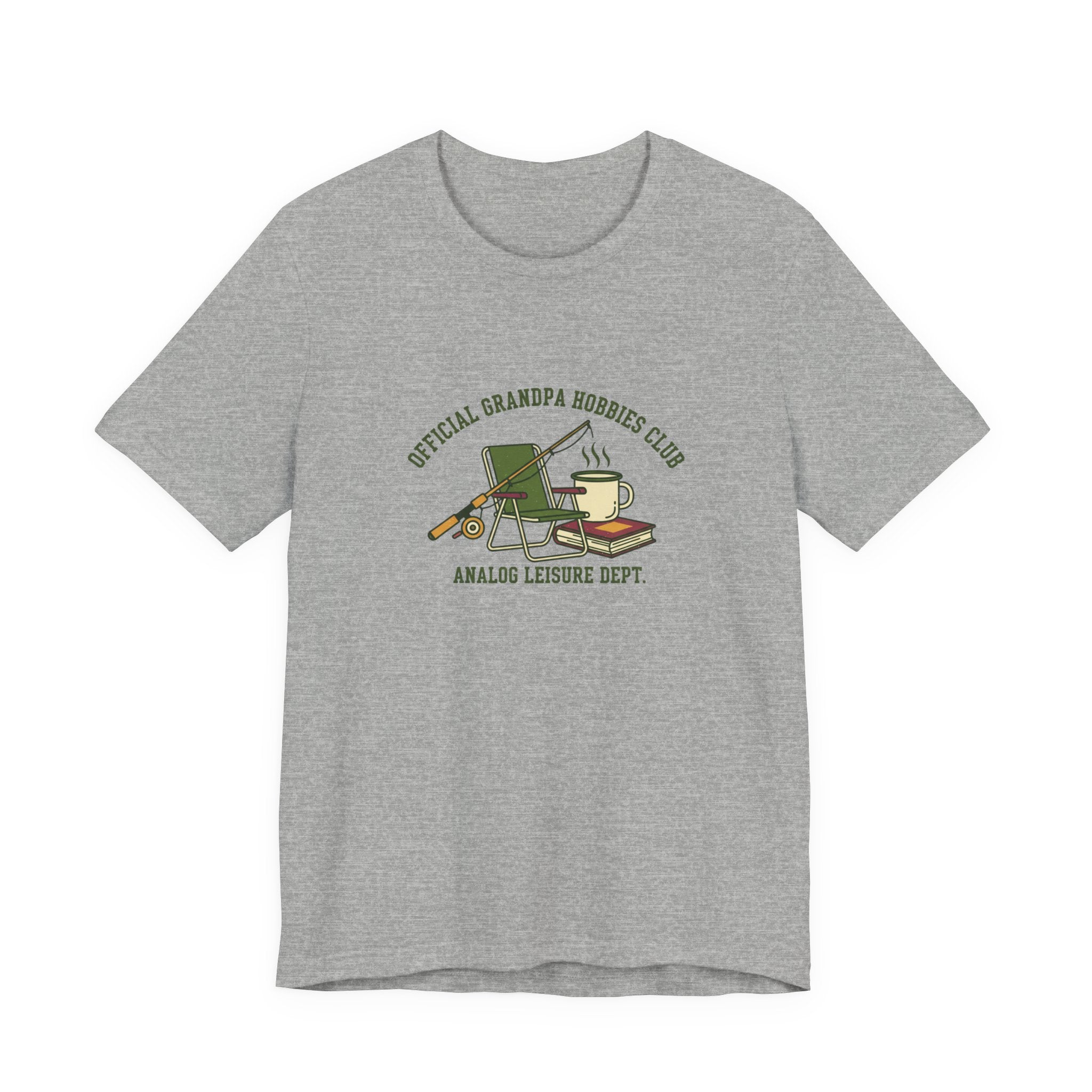 Official Grandpa Hobbies Club Tee | retro fishing shirt, vintage wildlife tee