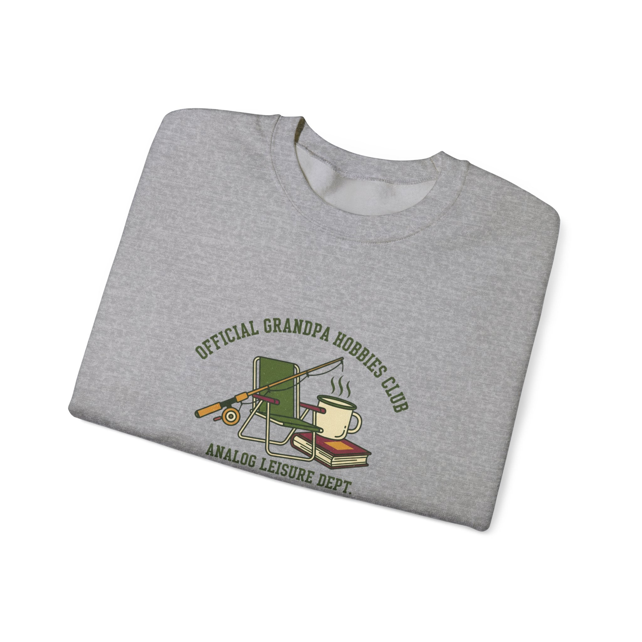 Official Grandpa Hobbies Club Sweatshirt | retro fishing, country core