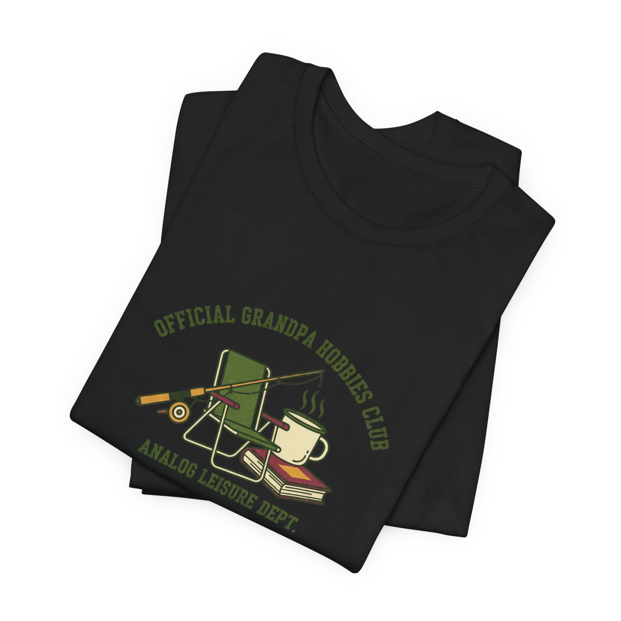 Official Grandpa Hobbies Club Tee | retro fishing shirt, vintage wildlife tee