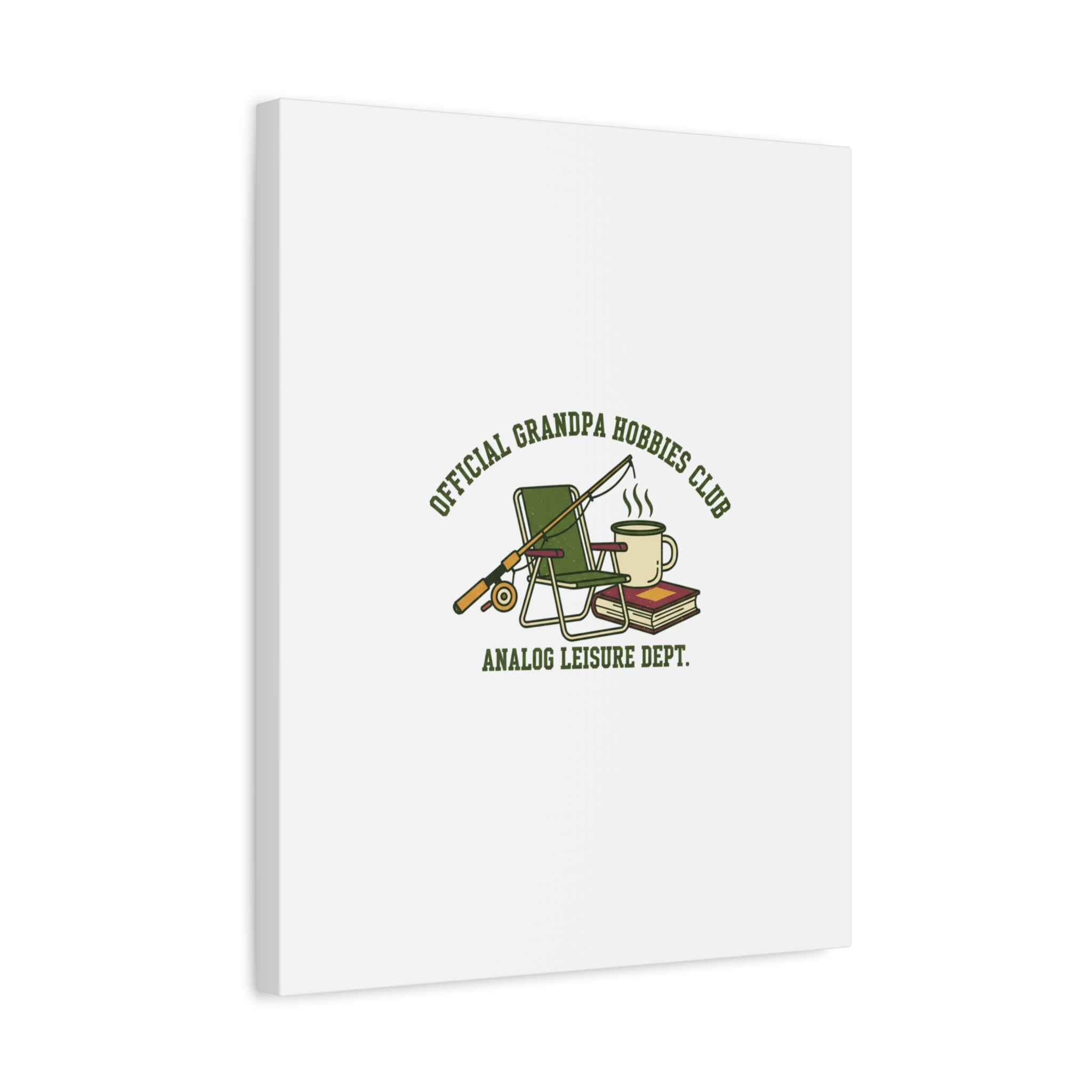 Analog Leisure Dept. Fishing Graphic Canvas | Grandpa Core, Retro Wildlife