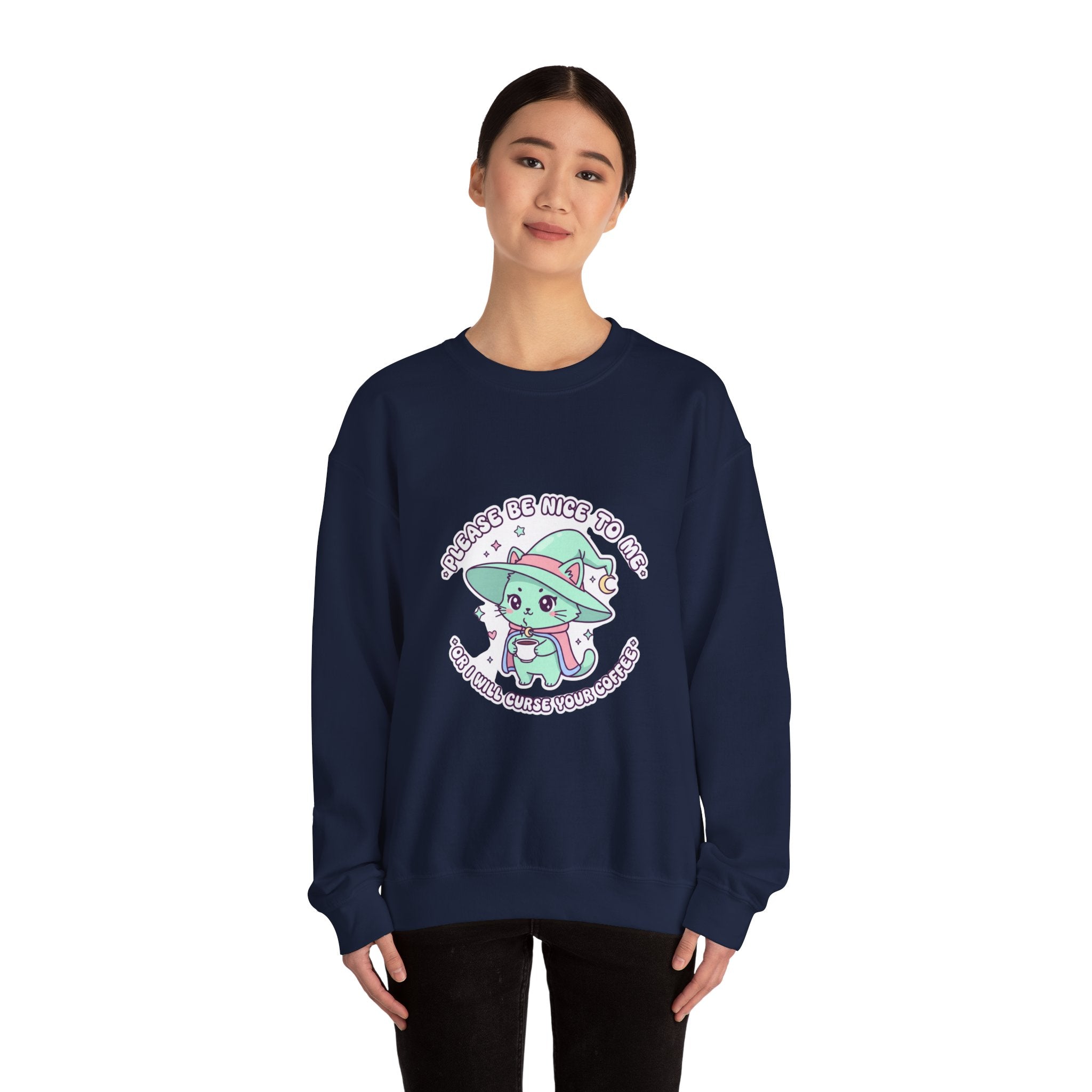 Please Be Nice To Me Sweatshirt | Soft Threat kawaii menacing pastel