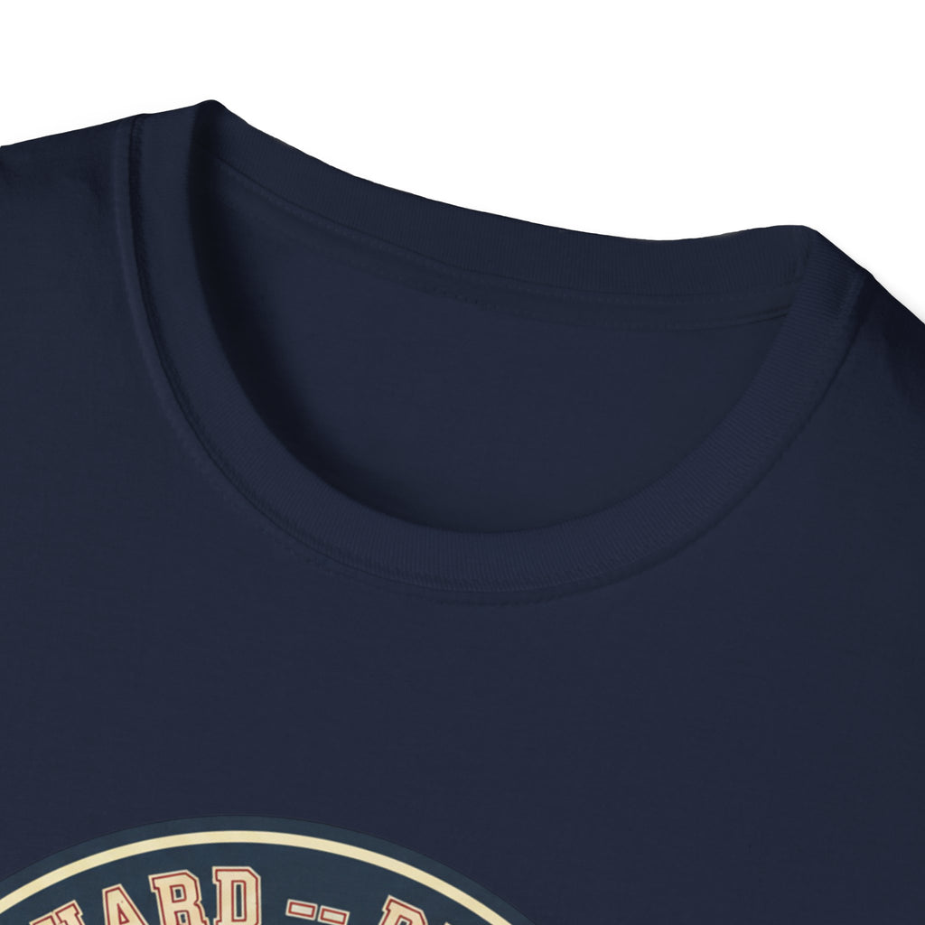 Baseball Tee — “Hit Hard • Run Fast • Turn Left” Vintage Softball Graphic Shirt
