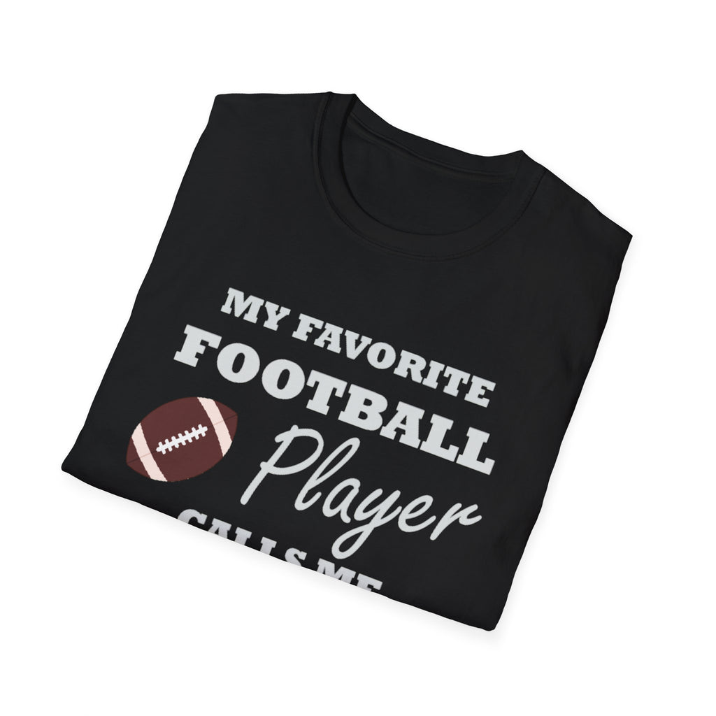 My Favorite Football Player Calls Me Mema T-Shirt — Grandma Football Mom Gift