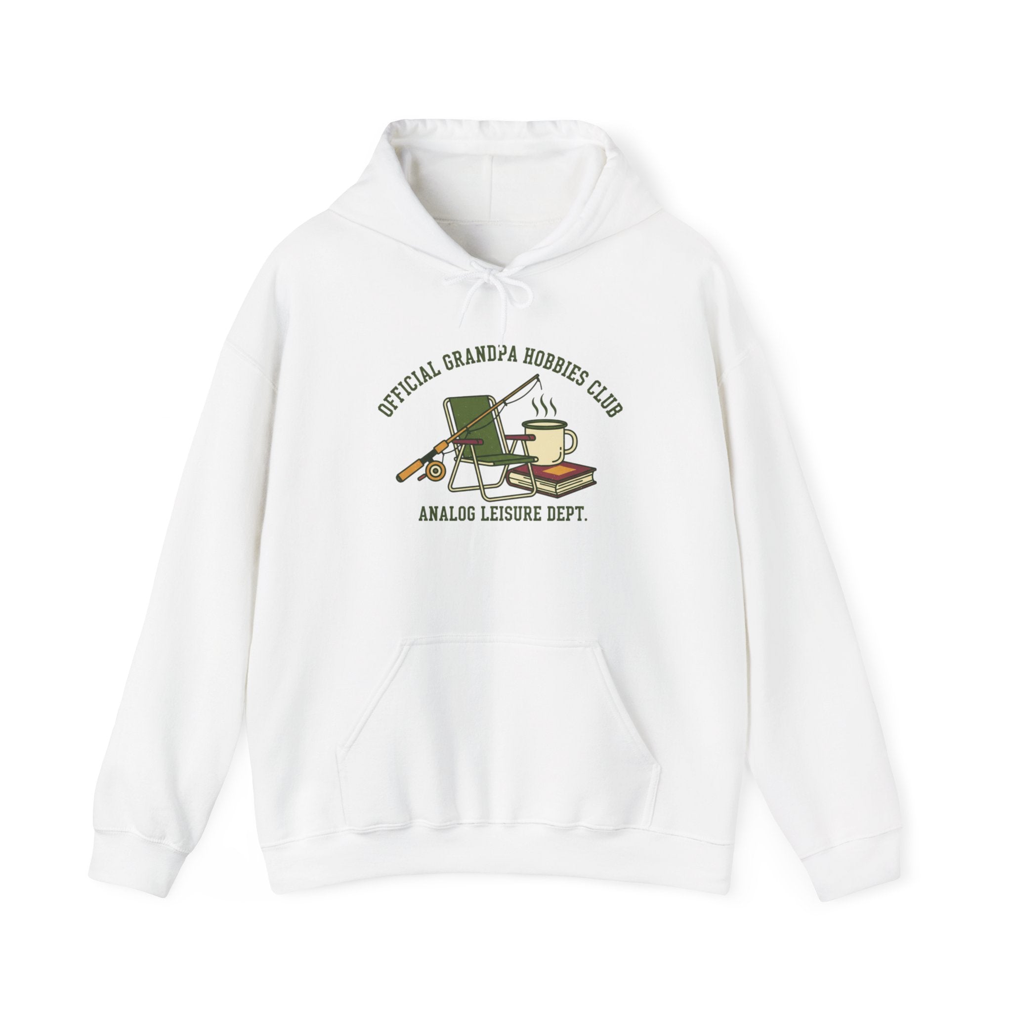 Retro Fishing Graphic Hoodie | grandpa core, vintage wildlife