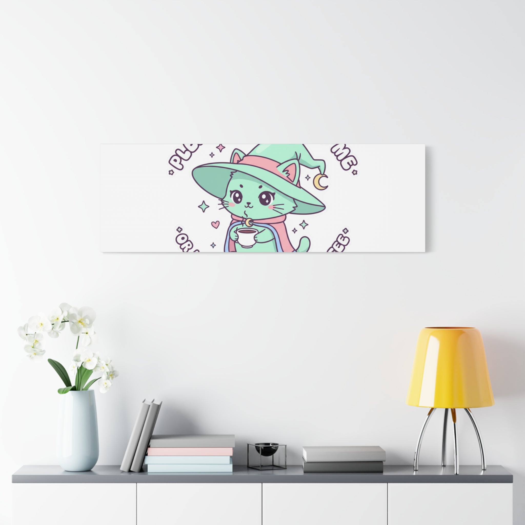 Please Be Nice To Me Canvas | Soft Threat kawaii menacing art