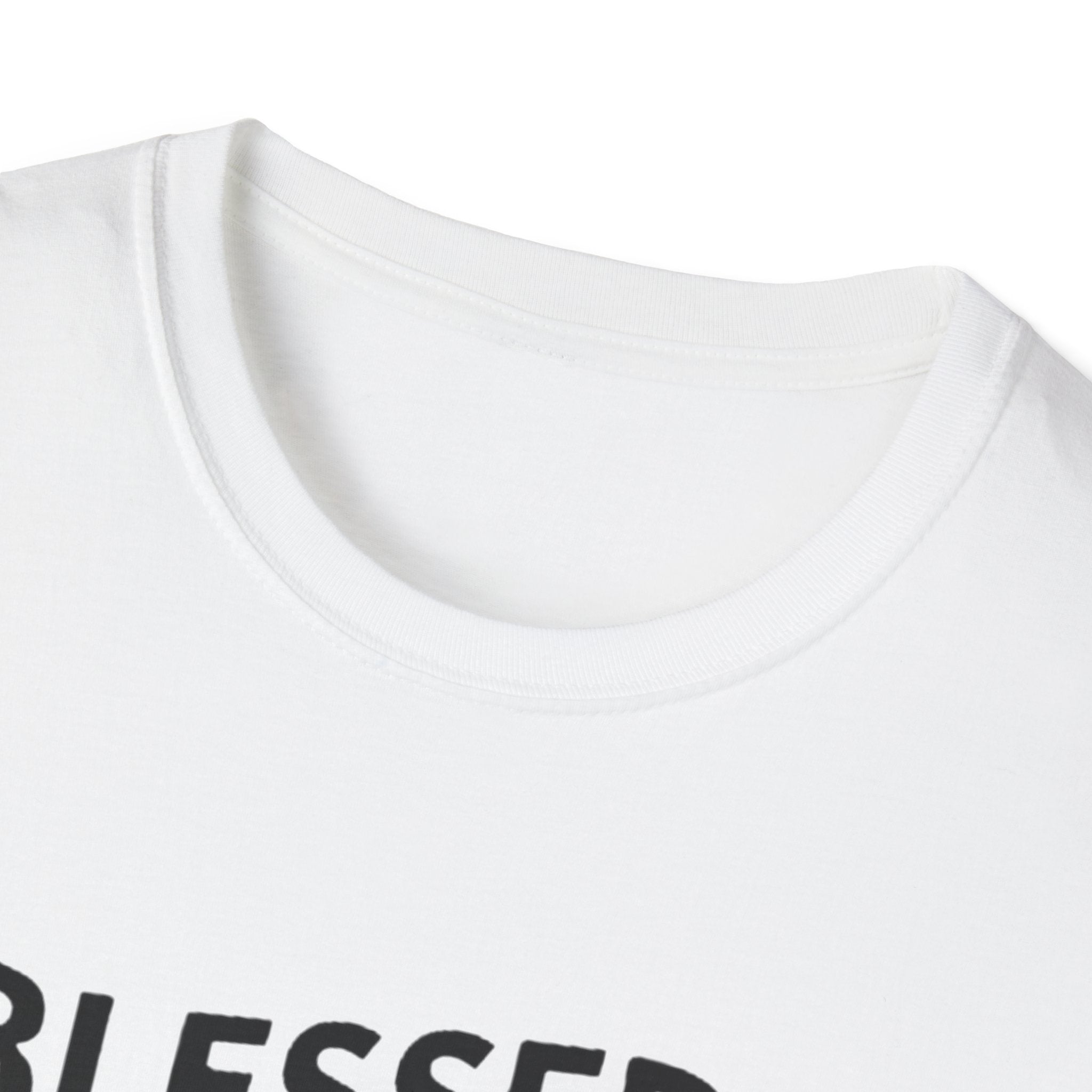 Jesus Blessed by God Faith T-Shirt — "Blessed by God, Loved by Jesus, Led by the Spirit" Christian Tee