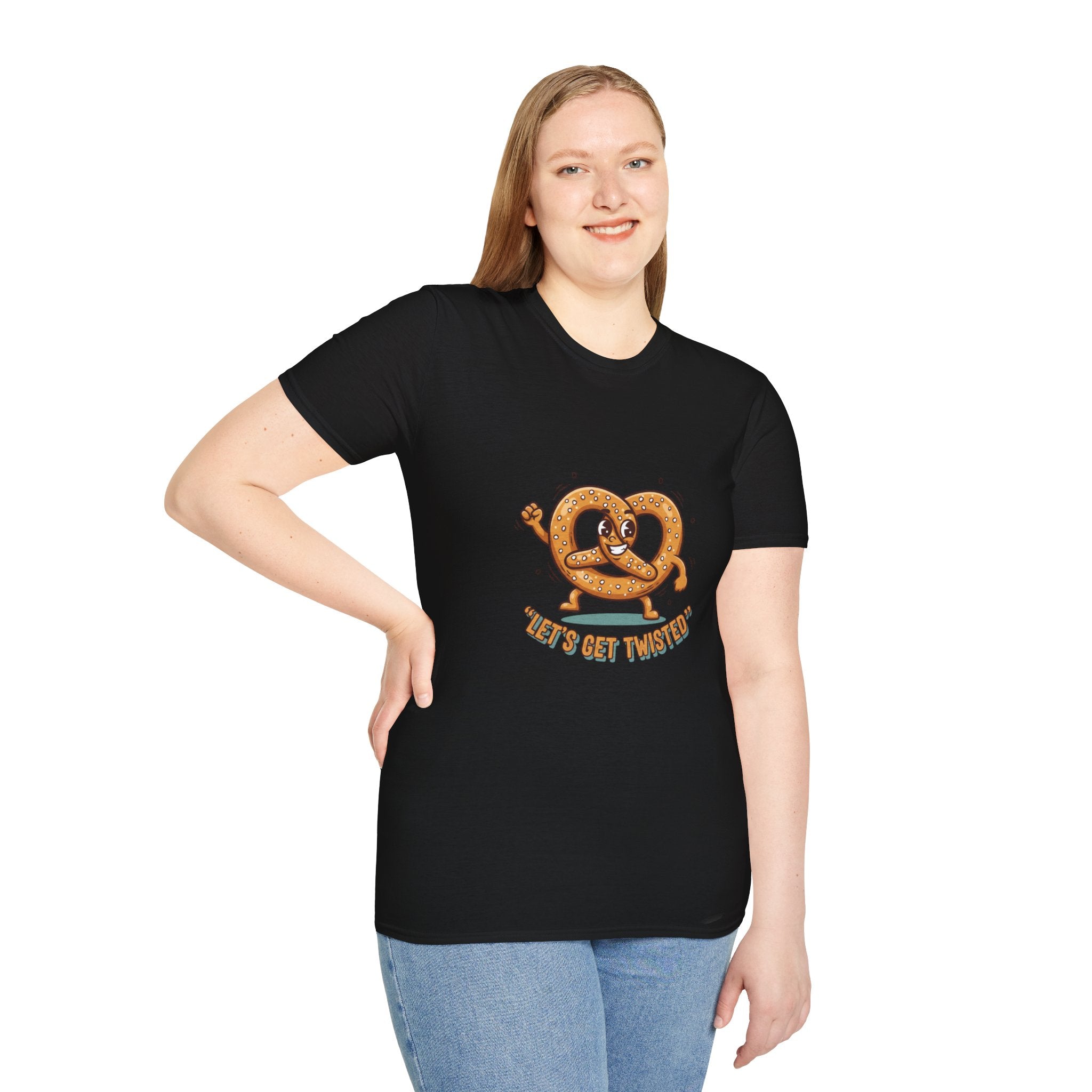 Let’s Get Twisted Pretzel T-Shirt — Funny Snack Lover Tee