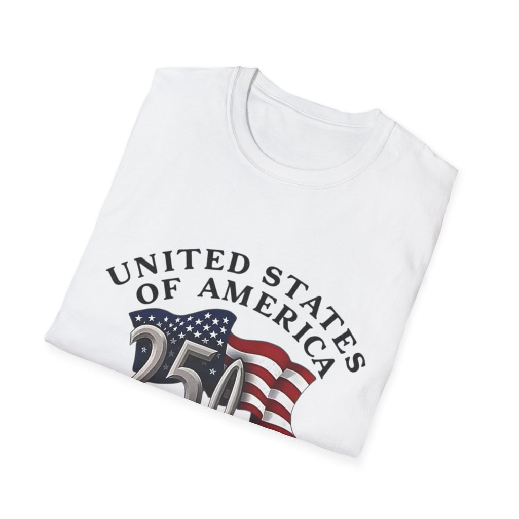 250th Anniversary T-Shirt — United States of America 1776–2026 Flag Tee