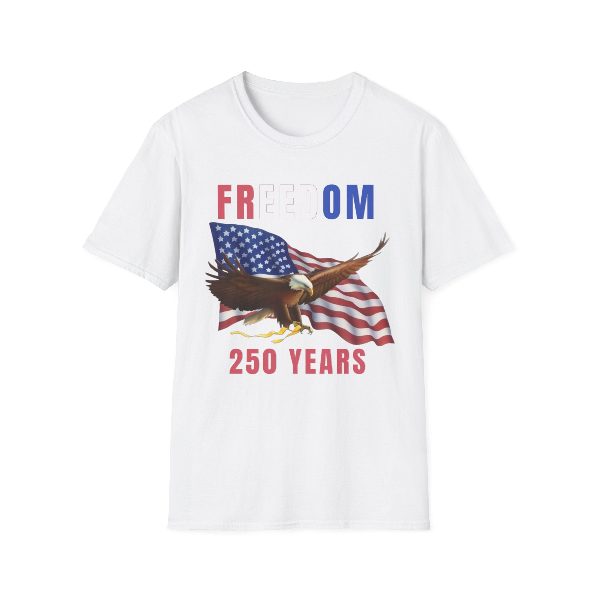 Freedom Eagle 250 Years T-Shirt | American Flag Patriotic Tee