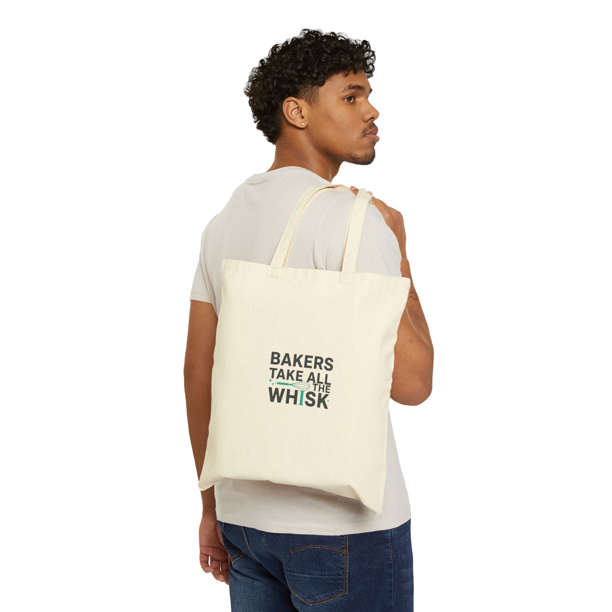 Bakers Take All The Whisk Tote | Kitchen Pun Minimalism, cooking humor