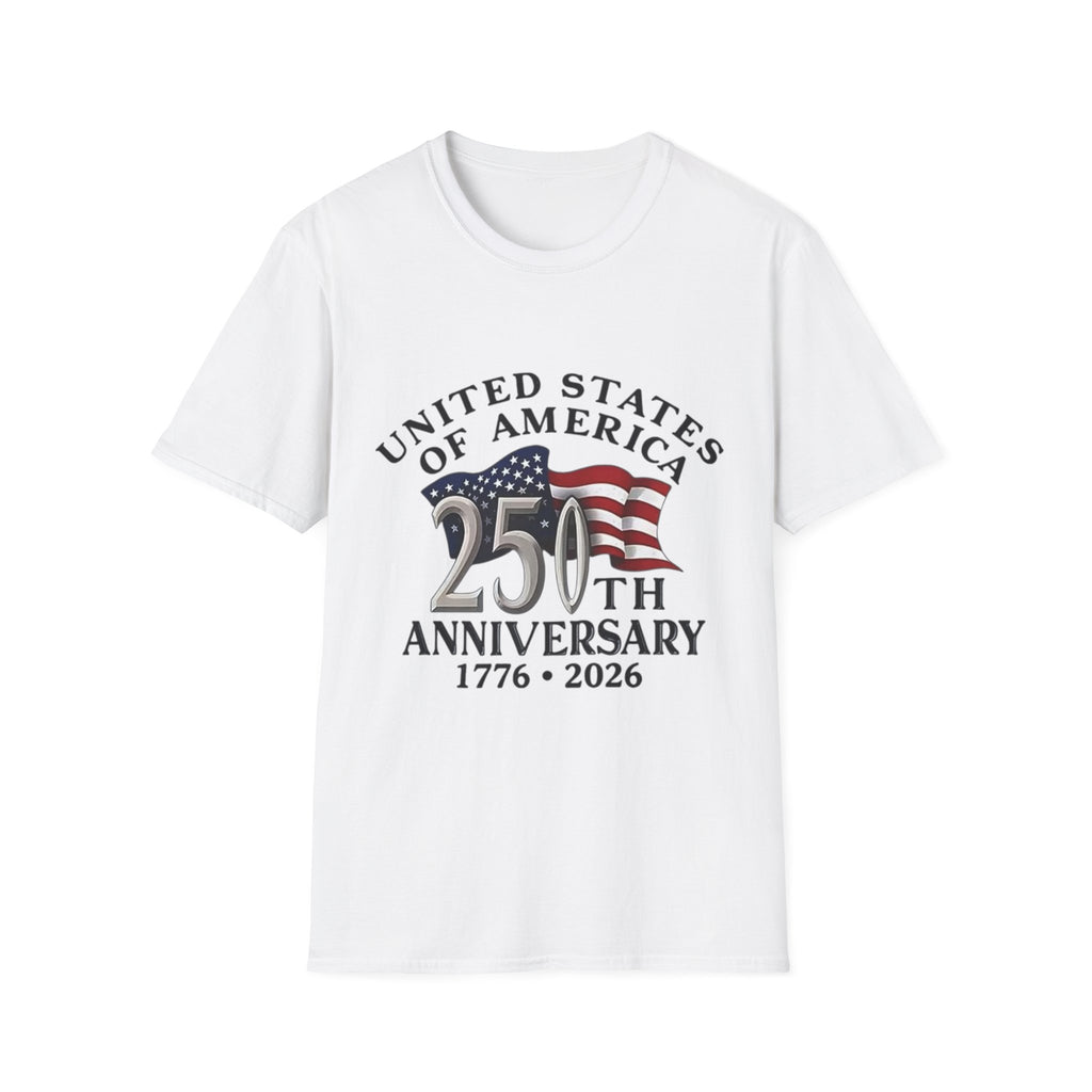 250th Anniversary T-Shirt — United States of America 1776–2026 Flag Tee