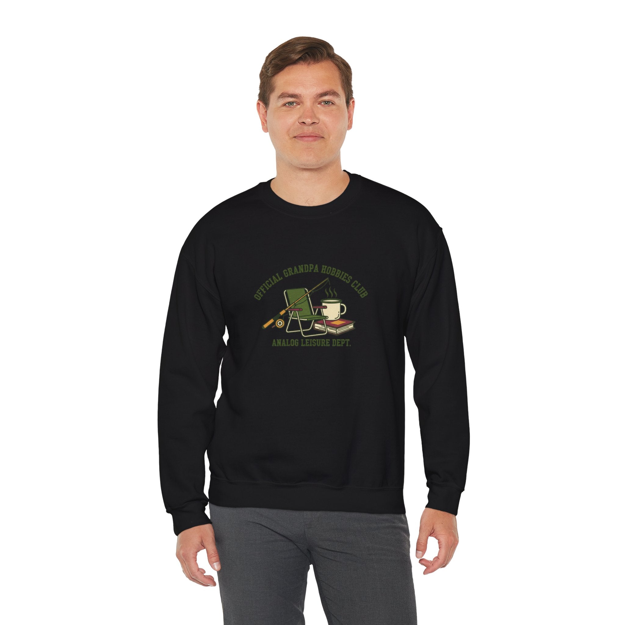 Official Grandpa Hobbies Club Sweatshirt | retro fishing, country core
